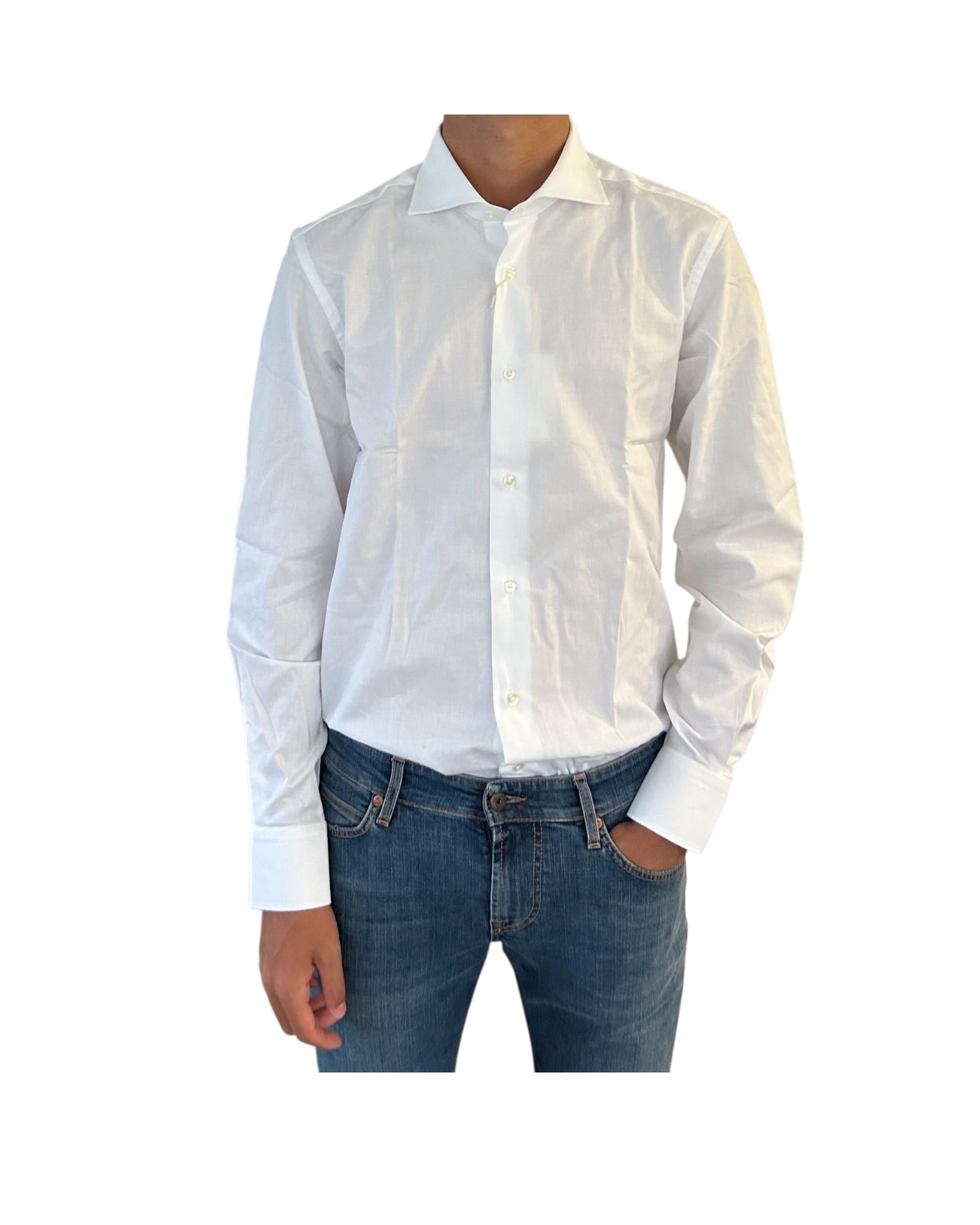 Camicia Uomo in cotone armaturato Bianco 2798SS35TS0209 001 MONTESANTO