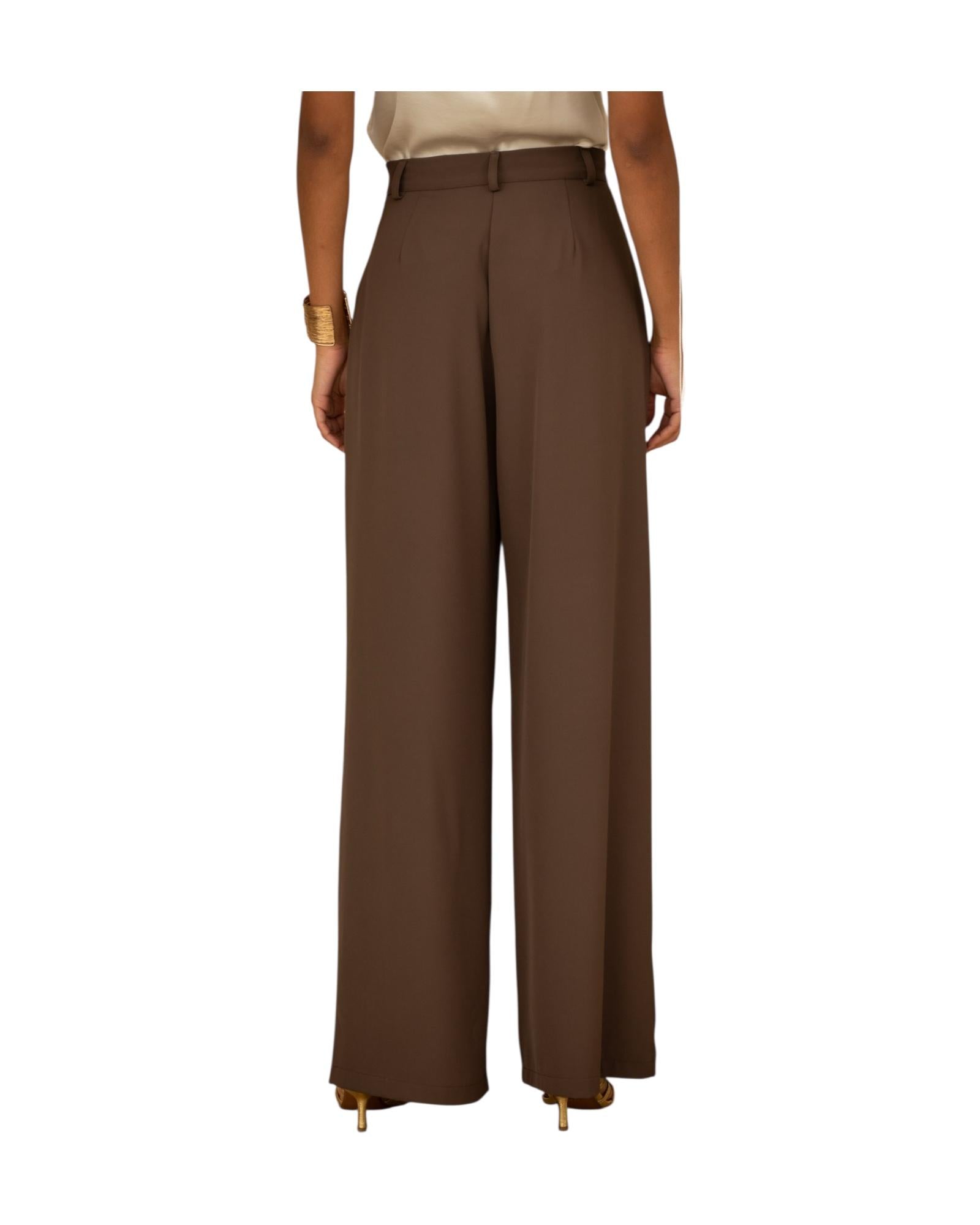 Pantalone Palazzo Testa di moro M02N0019 TESTA DI MORO PHILIA LOFT