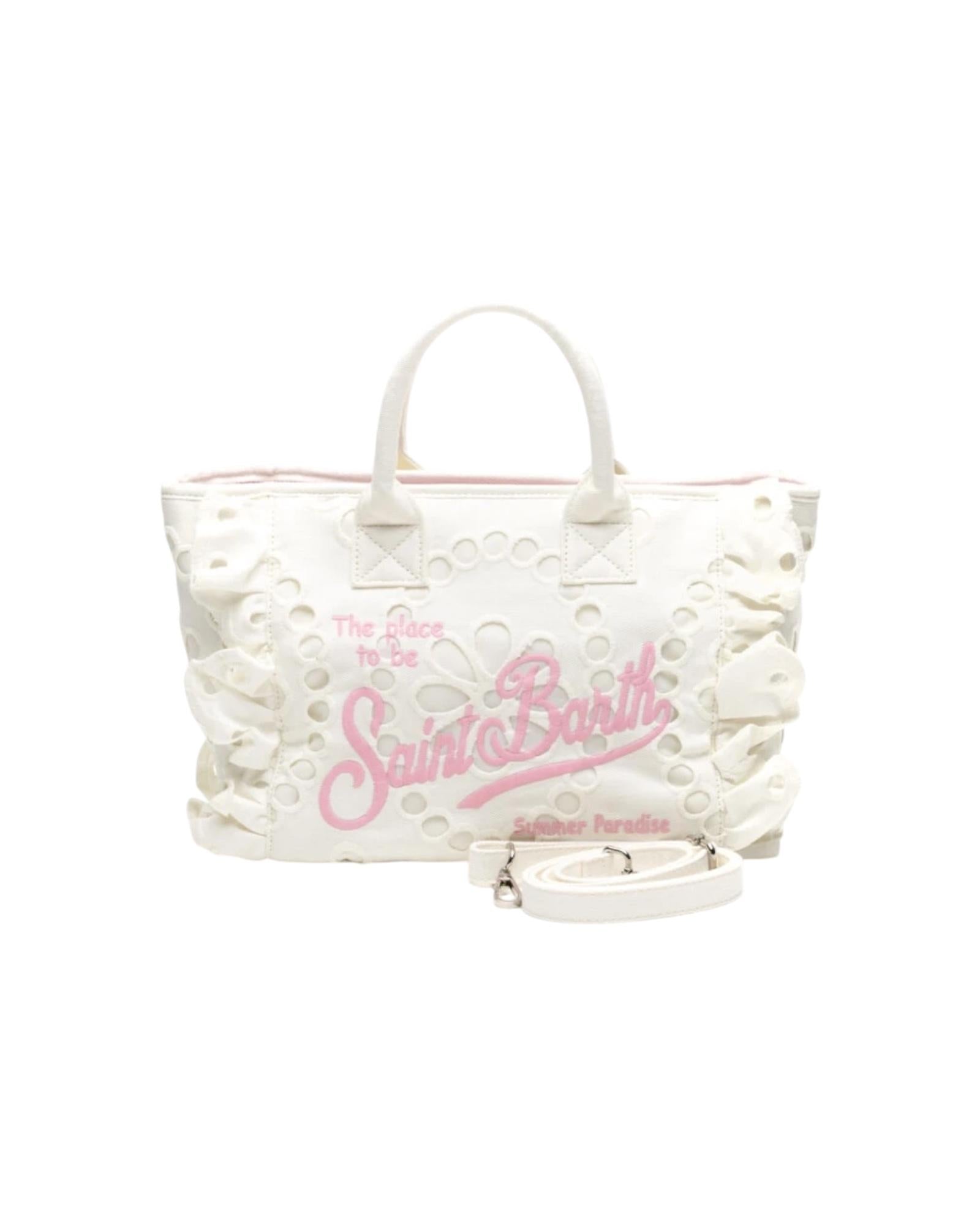 Borsa Colette volant pizzo san gallo COL0027 03778H MC2 SAINT BARTH