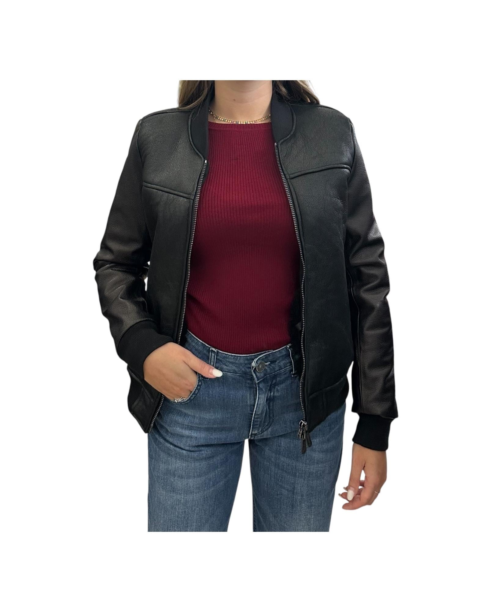 Montone Nero Donna P747WENDY MONTONE NERO BLUsotto