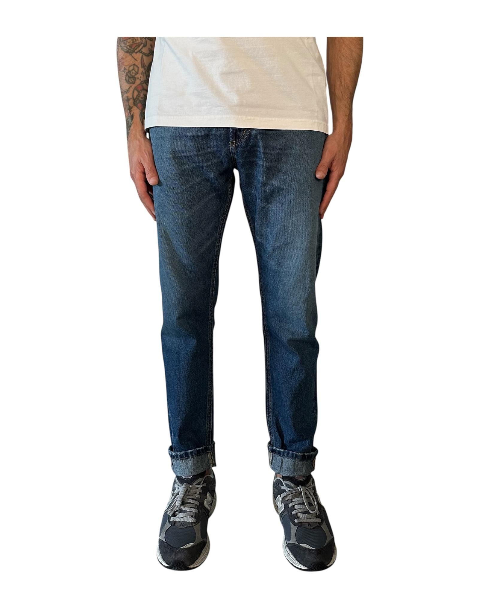 Jeans Danny regular cropped Blue denim DANNY RIGID BLUE DENIM UNIFORM