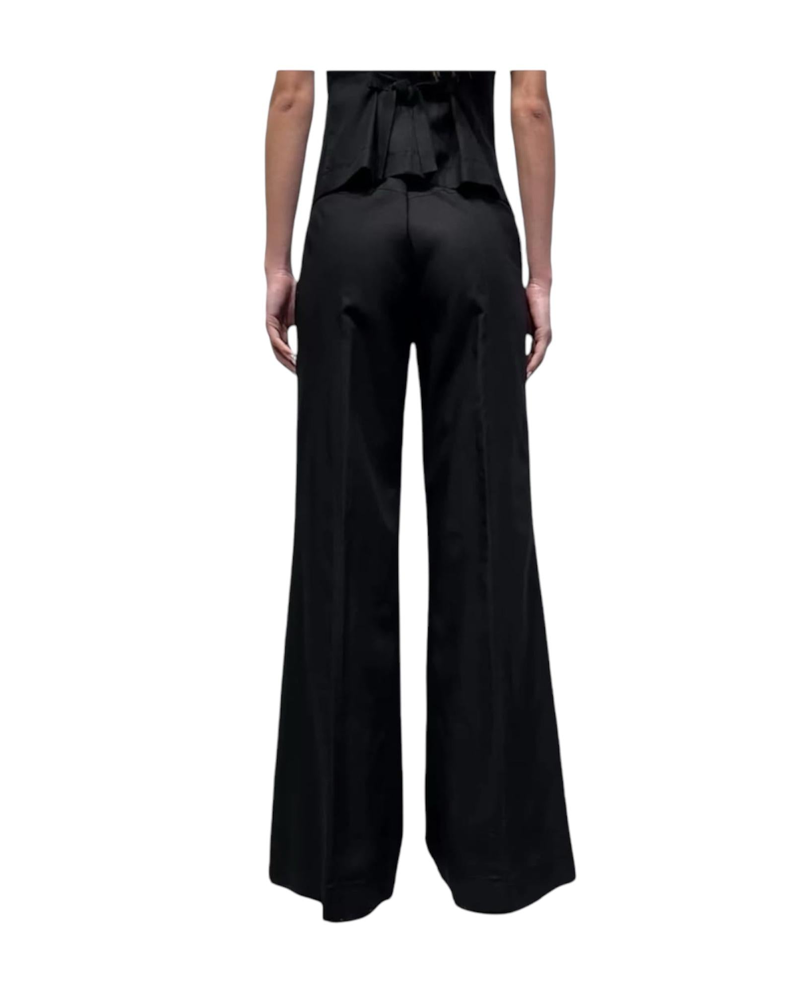 Pantalone a Palazzo Nero W37S0147 NERO SOUVENIR