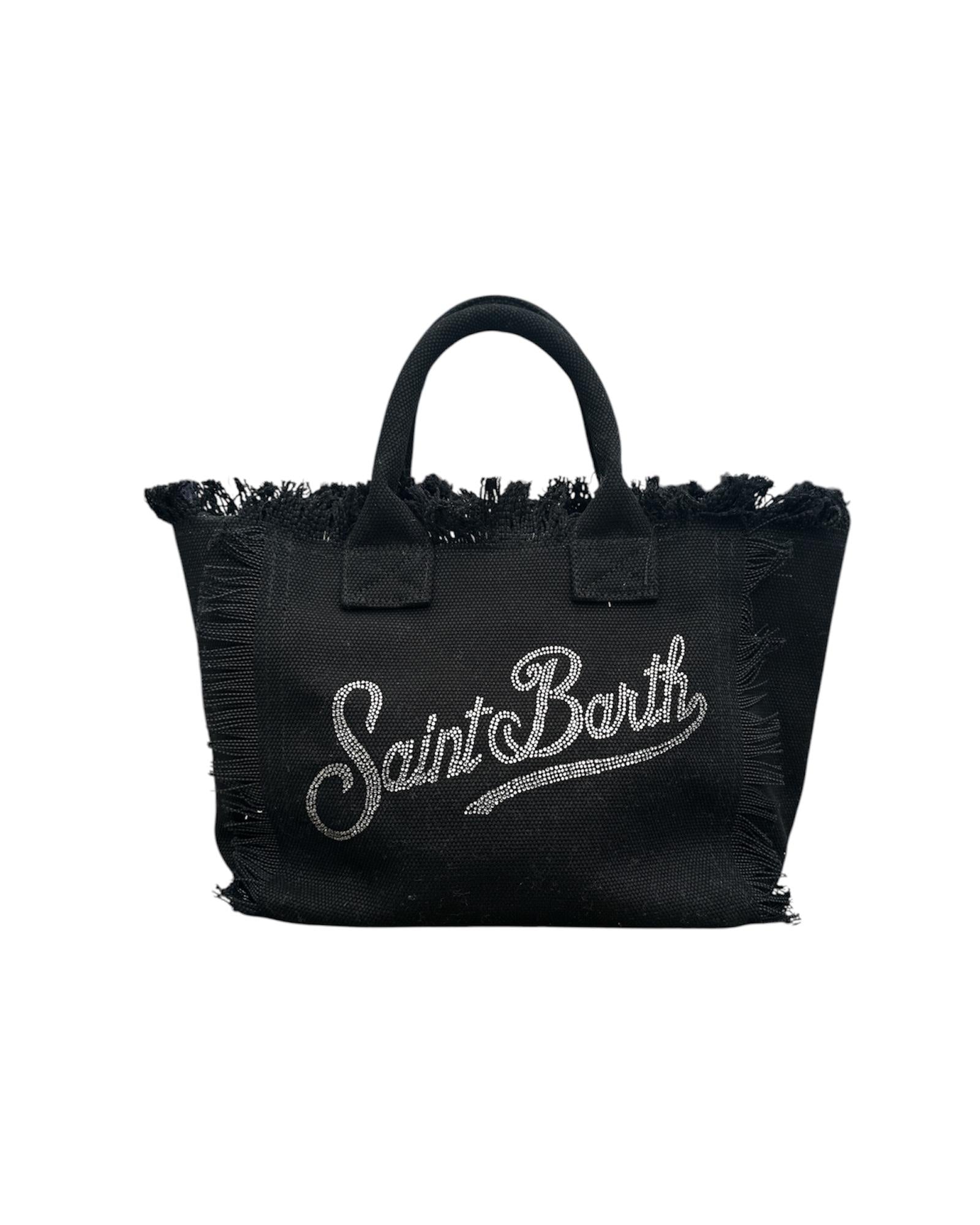 Borsa Colette tinta unita nero COL0001 04047H MC2 SAINT BARTH