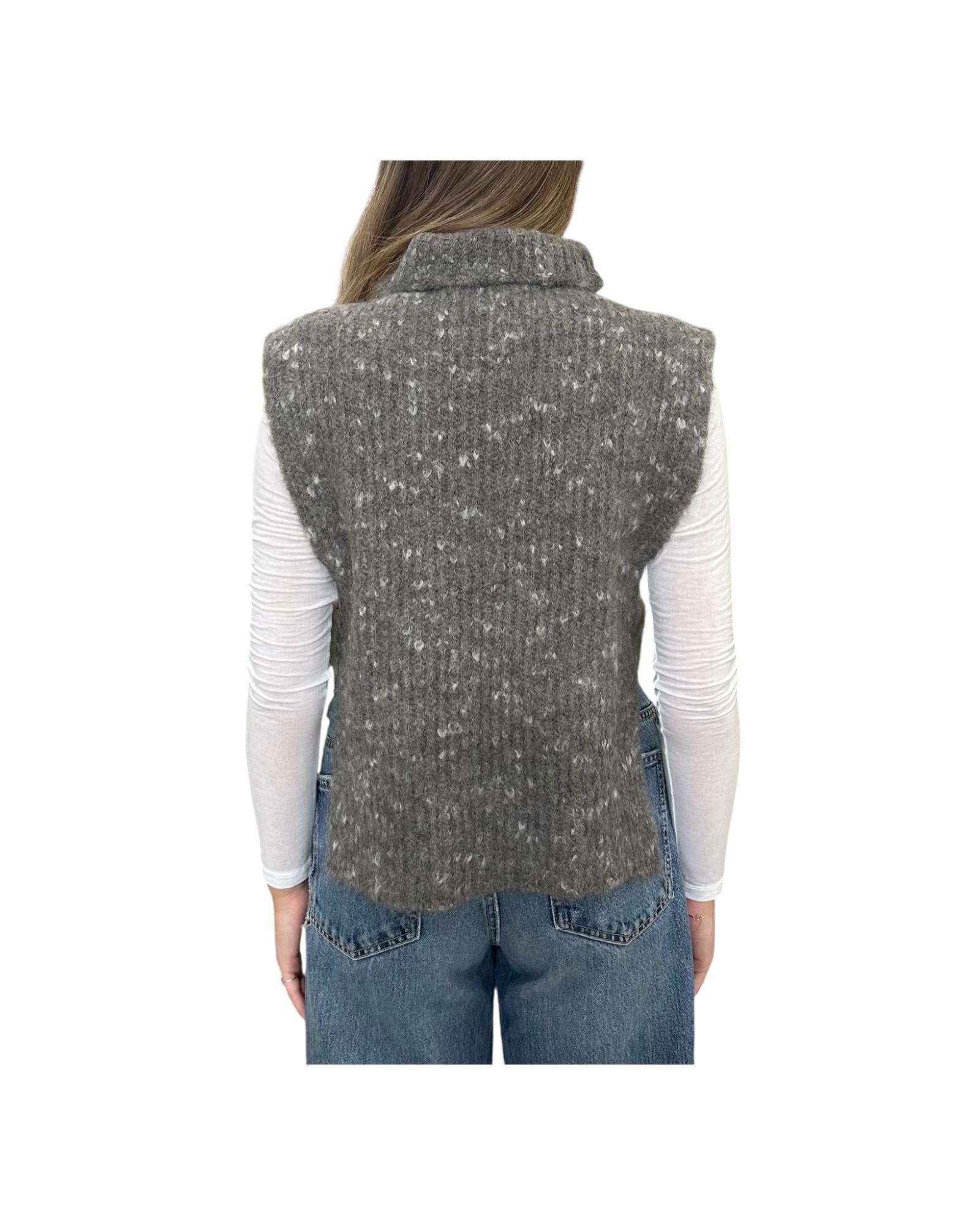 Gilet a collo alto Visone M11 805 270 Floor