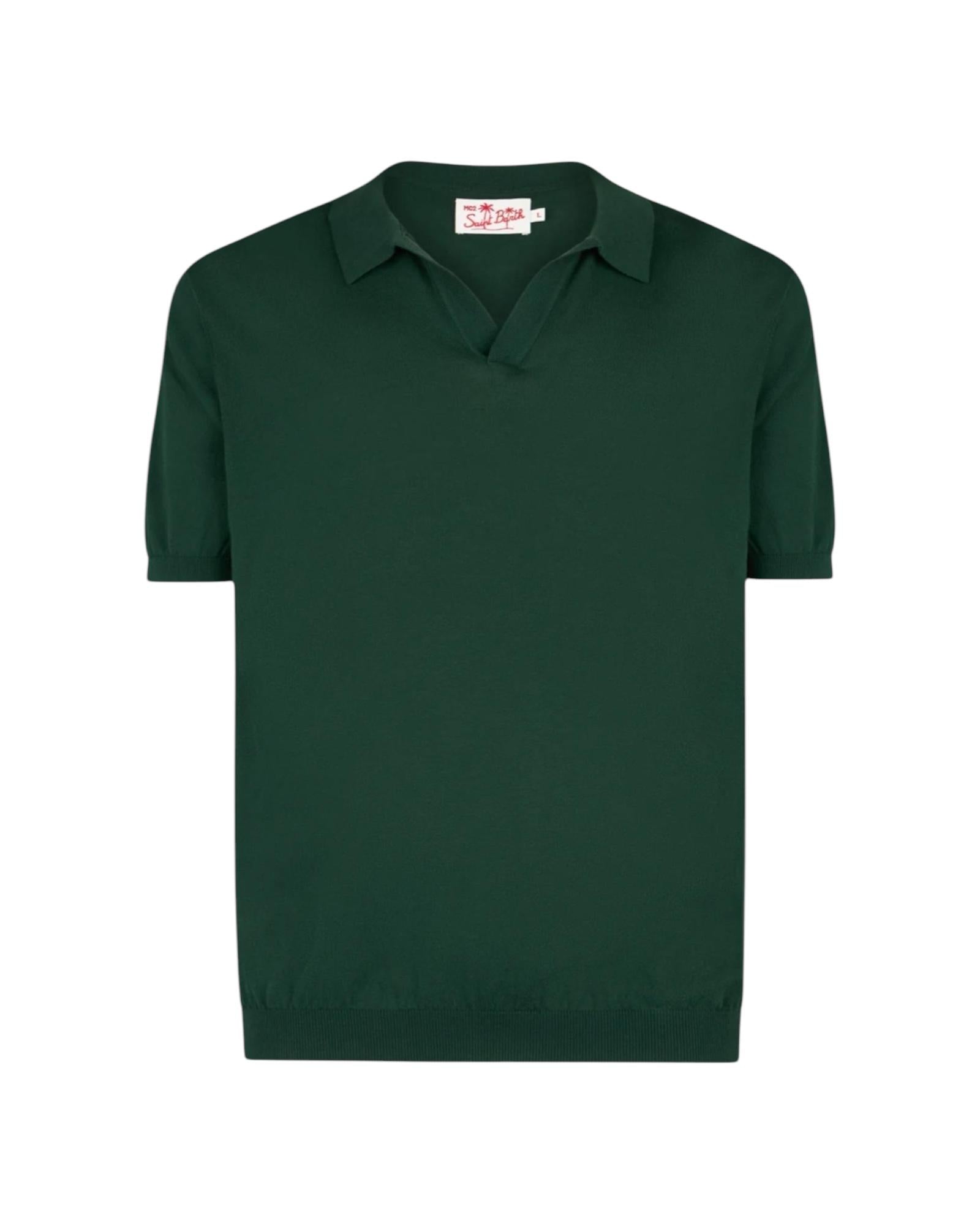 Polo Sloan in maglia british green SLO0001 01083H MC2 SAINT BARTH