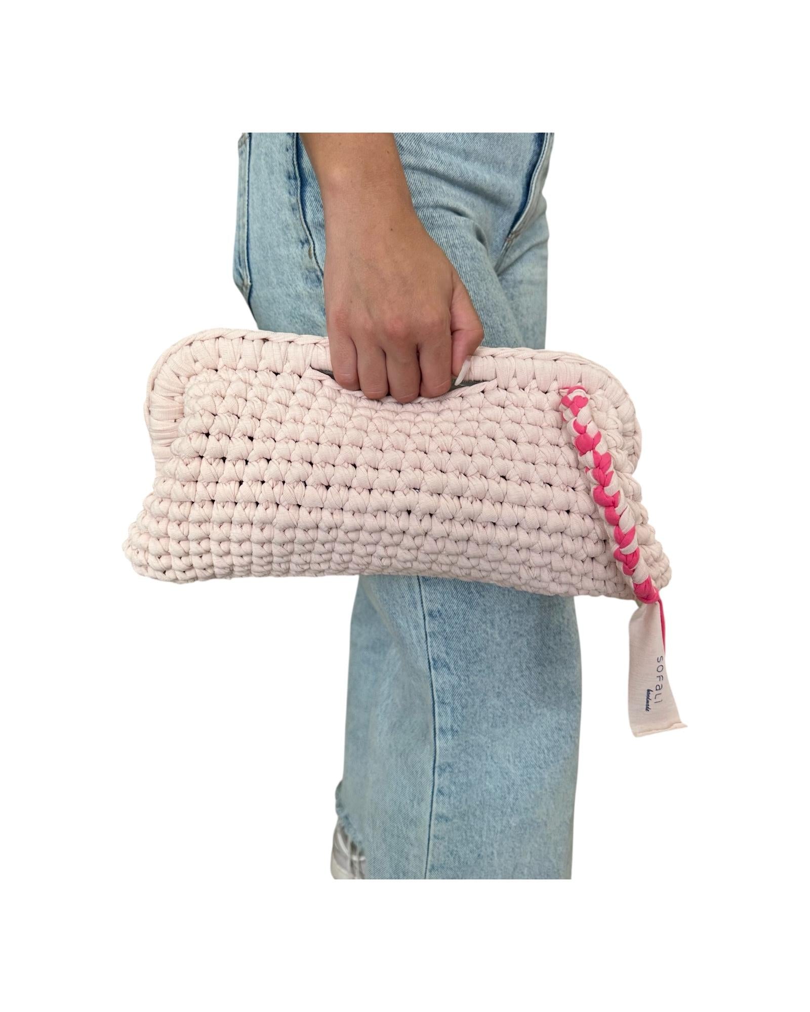Clutch Bag Sofa grande Rosa cipria SOFA ROSA CIPRIA SOFALI'