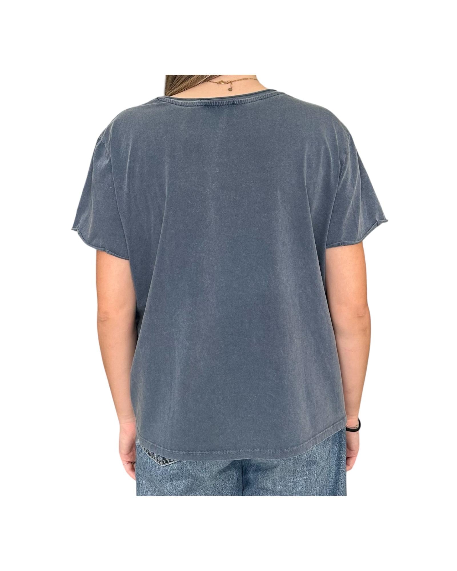 T-shirt in cotone Blu avion T10182MA BLU AVION RE.VI.VAL