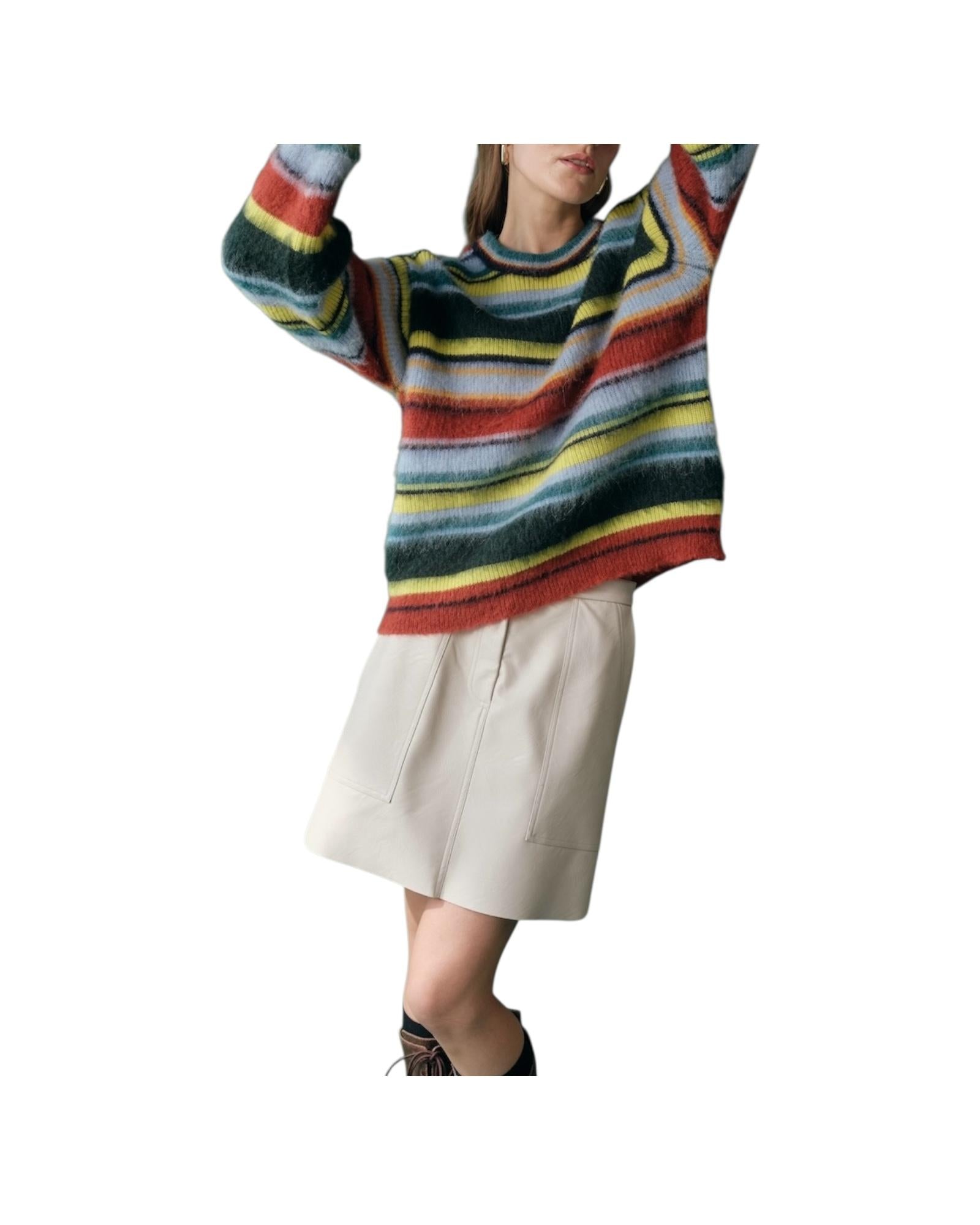 Maglione in mohair Multicolor M12 806 222 Floor