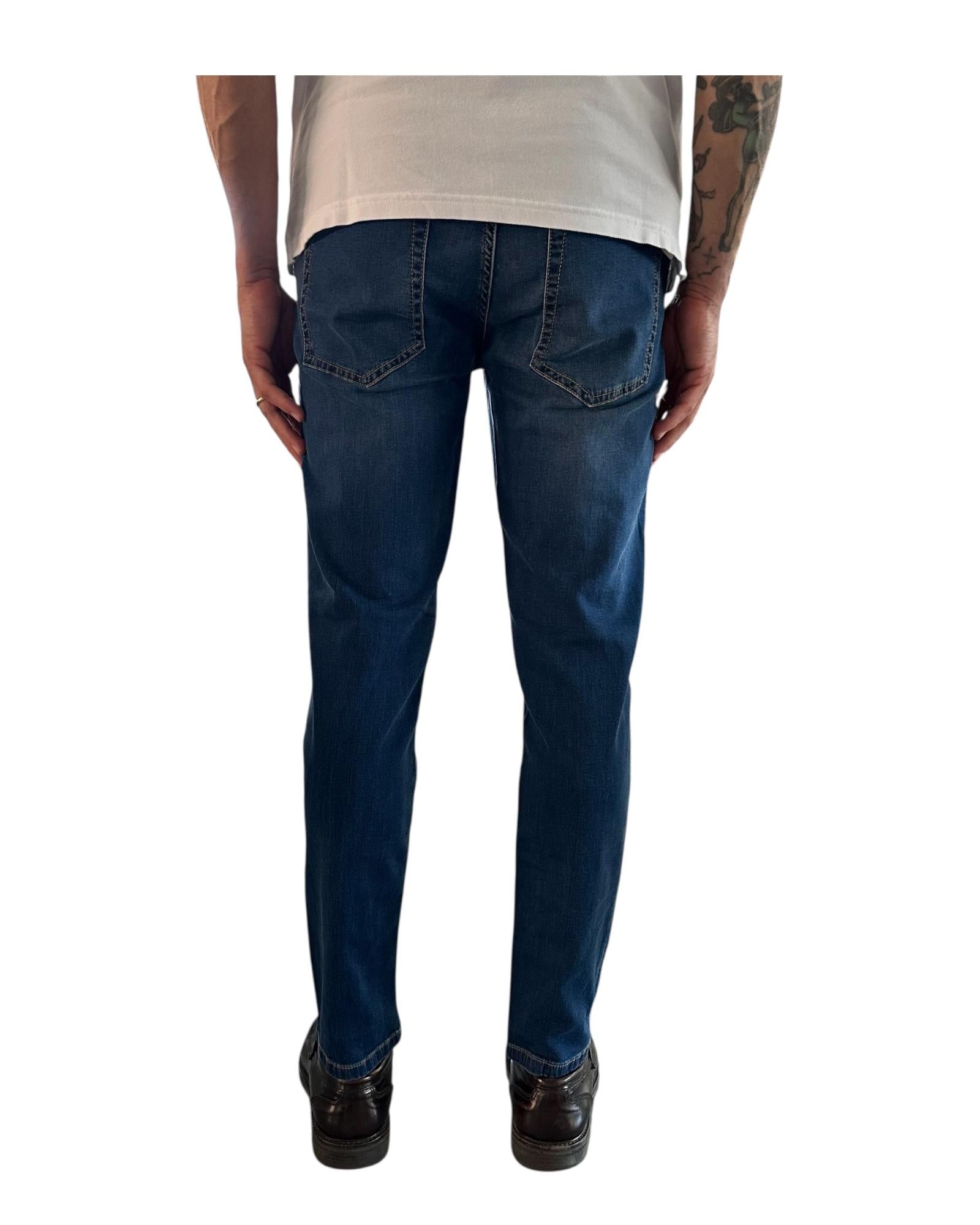 Jeans Rocco Denim scuro ROCCO D113 A742 752 CAMOUFLAGE