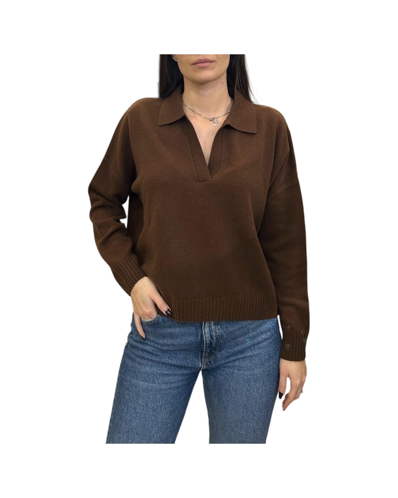 Polo in lana Testa di moro B38D0069 TESTA DI MORO SOUVENIR