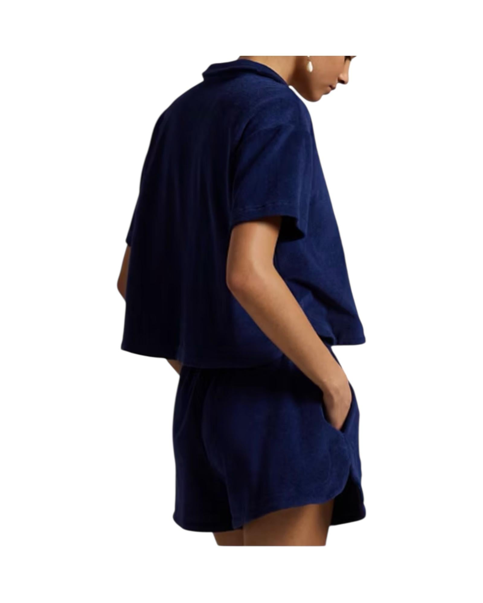 Set Coordinato in spugna Navy 21556375 NAVY RALPH LAUREN