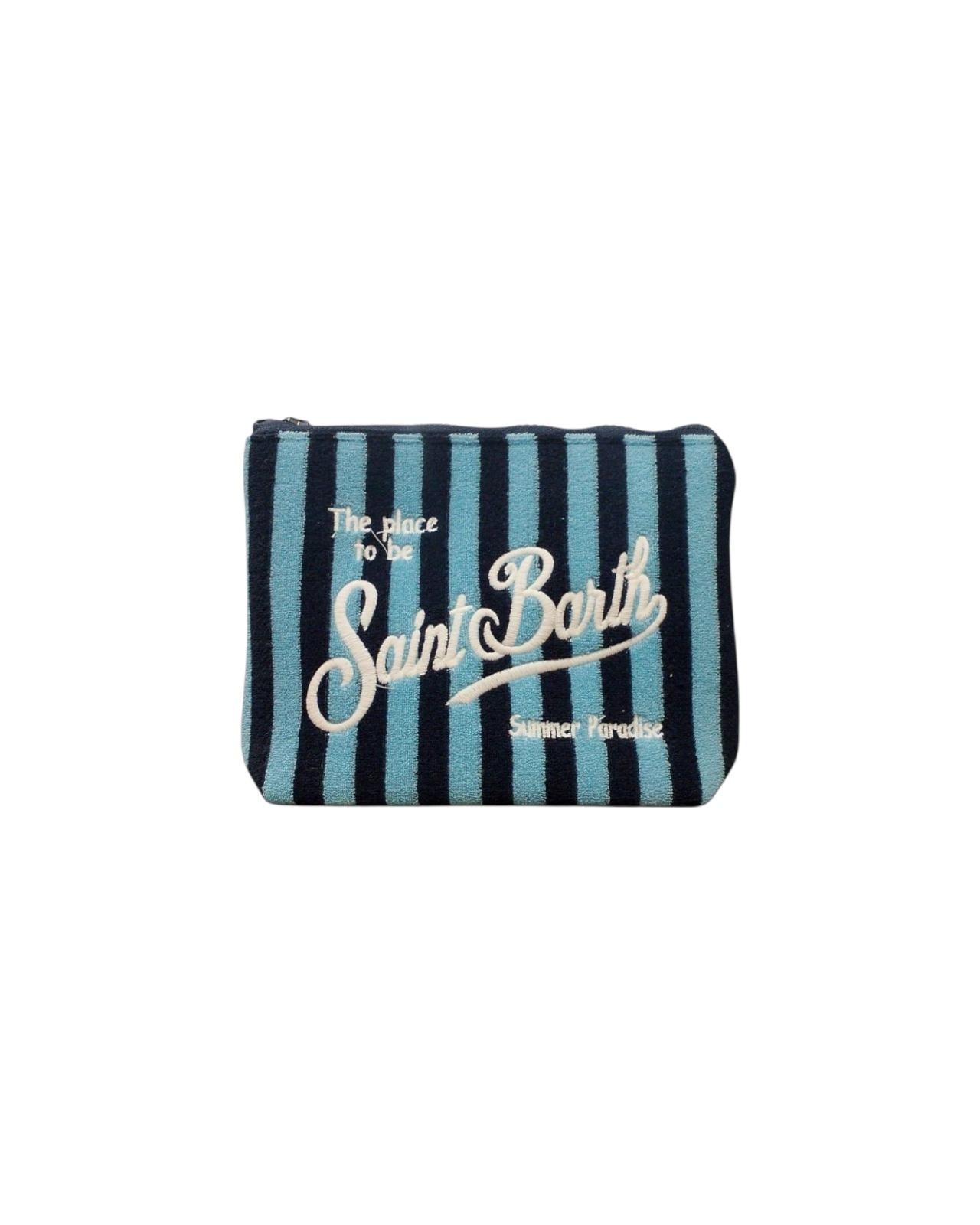 Pochette Aline in spugna con motivo a righe ALI0003 04033H MC2 SAINT BARTH