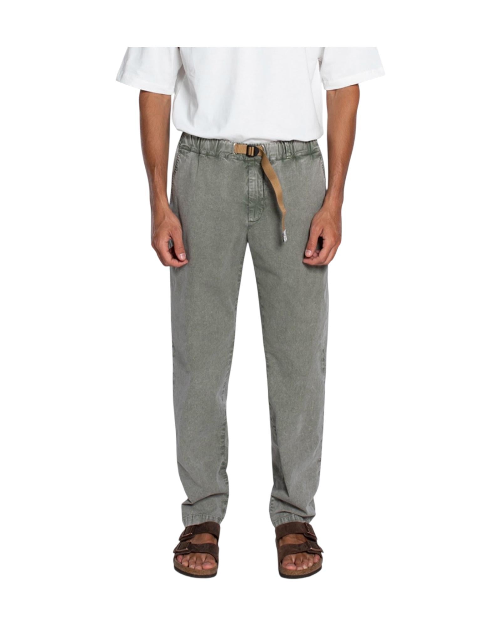 Pantalaccio misto lino Verde lavato 26SU66 11DT 27 WHITESAND