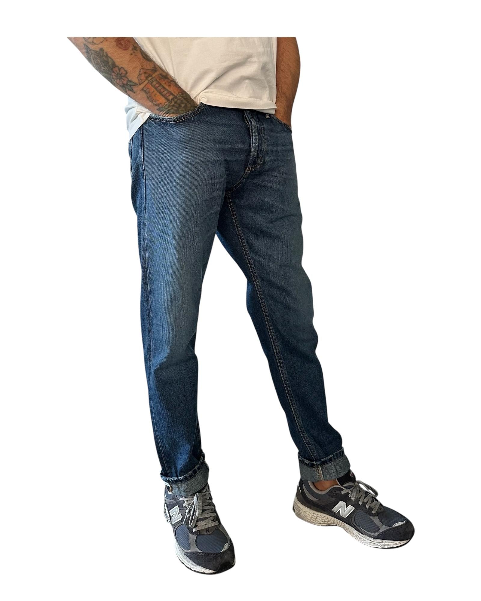 Jeans Danny regular cropped Blue denim DANNY RIGID BLUE DENIM UNIFORM