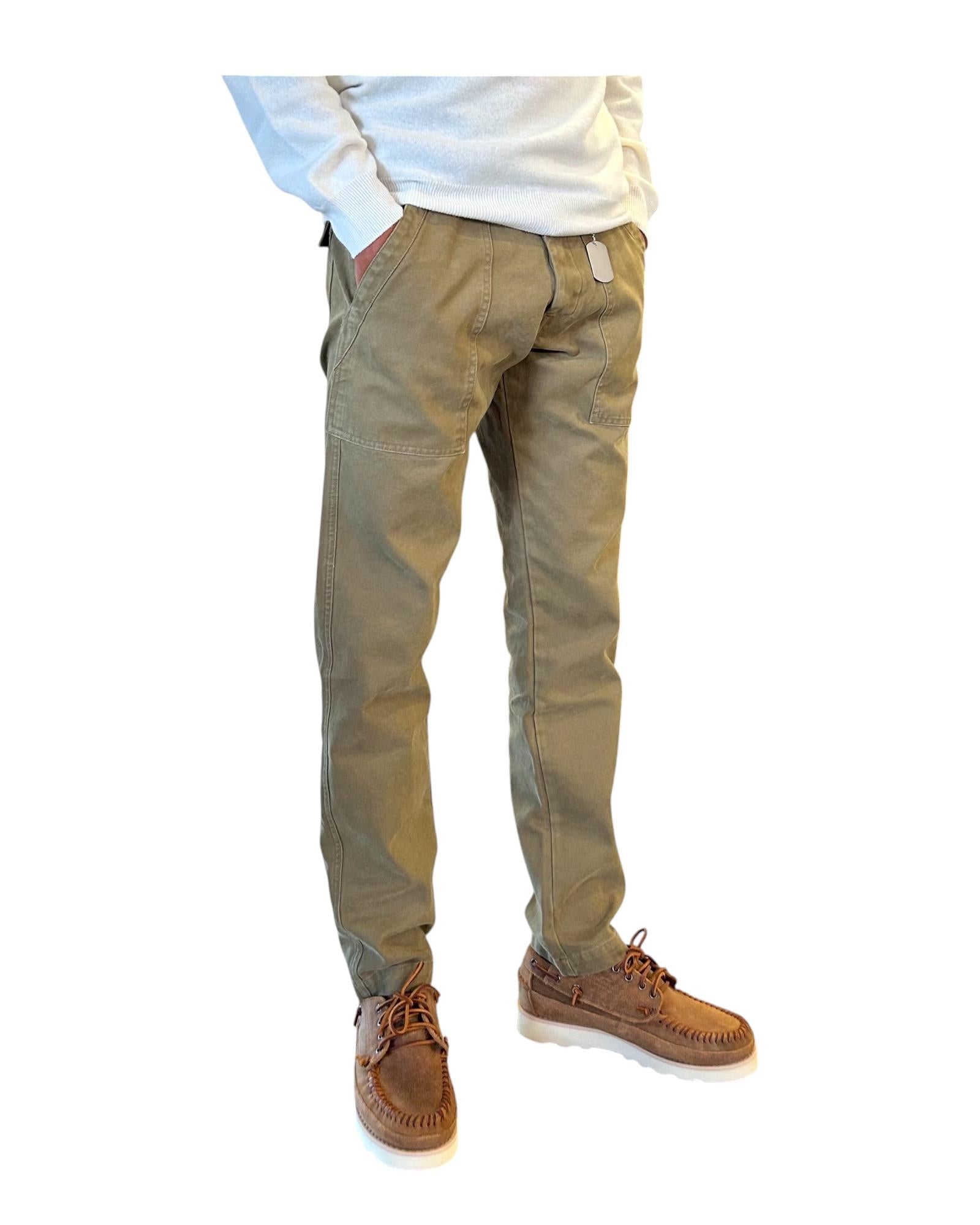 Pantalone Fatigue Degrasse Khaki green 006DEGRASSE KHAKI GREEN CHESAPEAKE'S