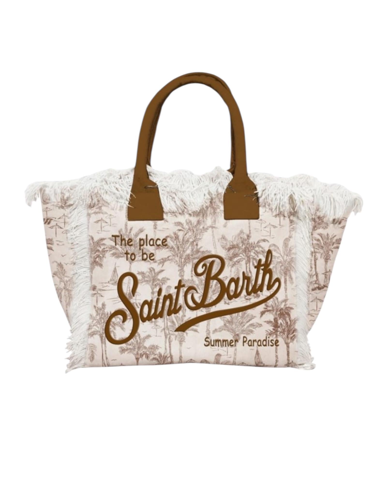 Borsa Vanity con fantasia Beige VANI001 02154H MC2 SAINT BARTH