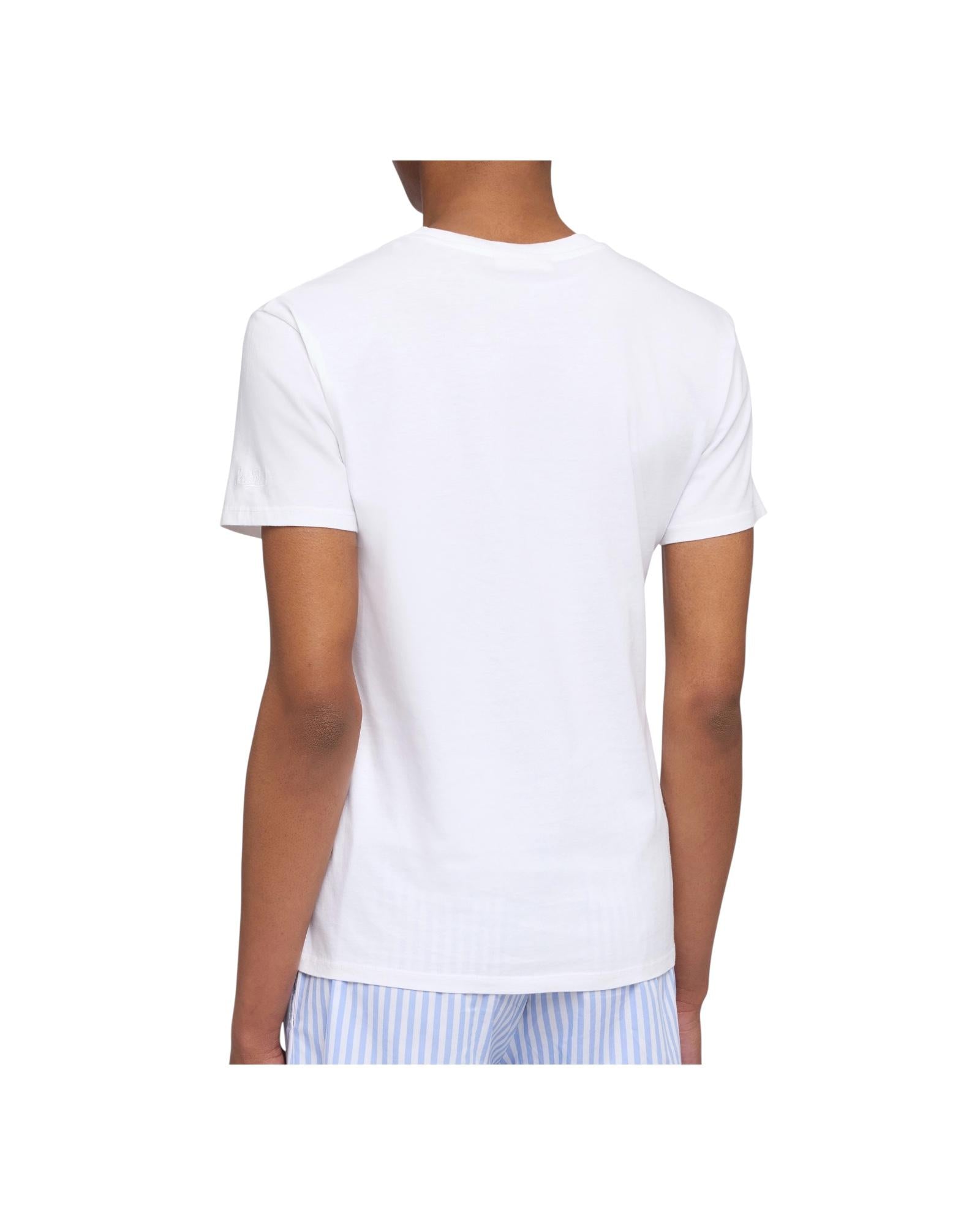 T-Shirt Emilie in cotone con ricamo Group Therapy EMI0001 06017H MC2 SAINT BARTH