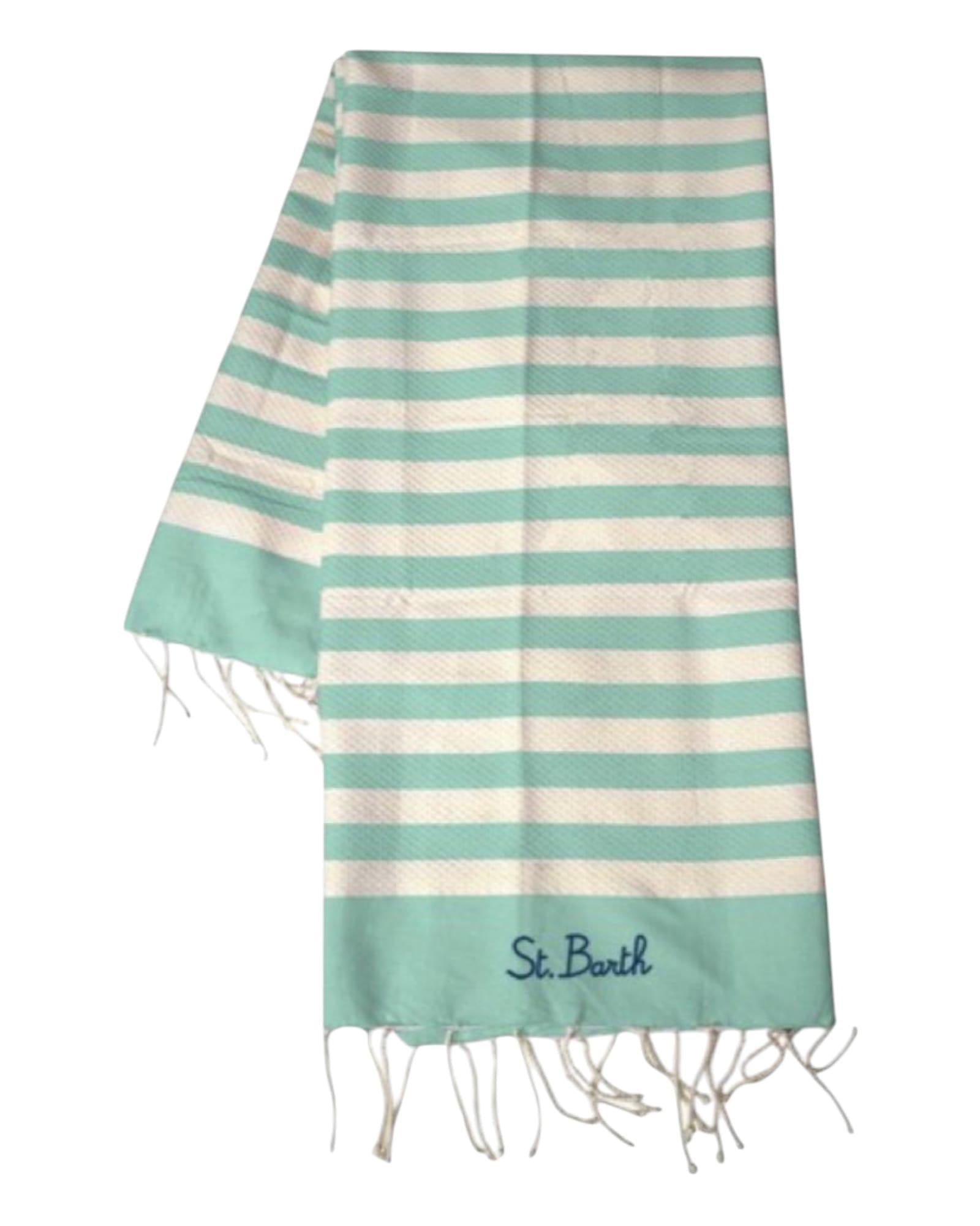 fouta classico a nido d'ape con righe FOUT012 02017H MC2 SAINT BARTH