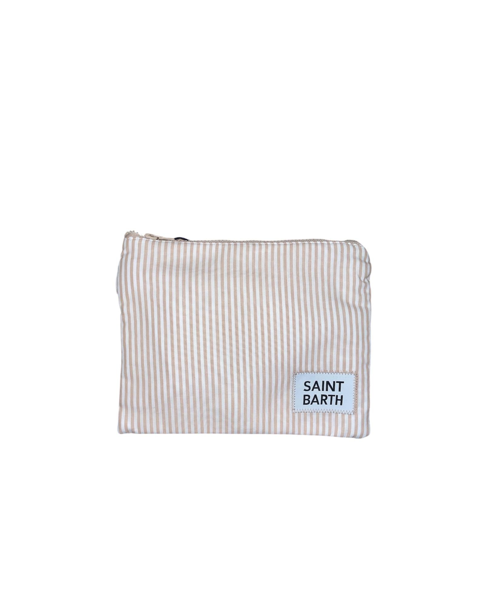 Pochette Pareasy a righe beige PARE0001 01979H MC2 SAINT BARTH