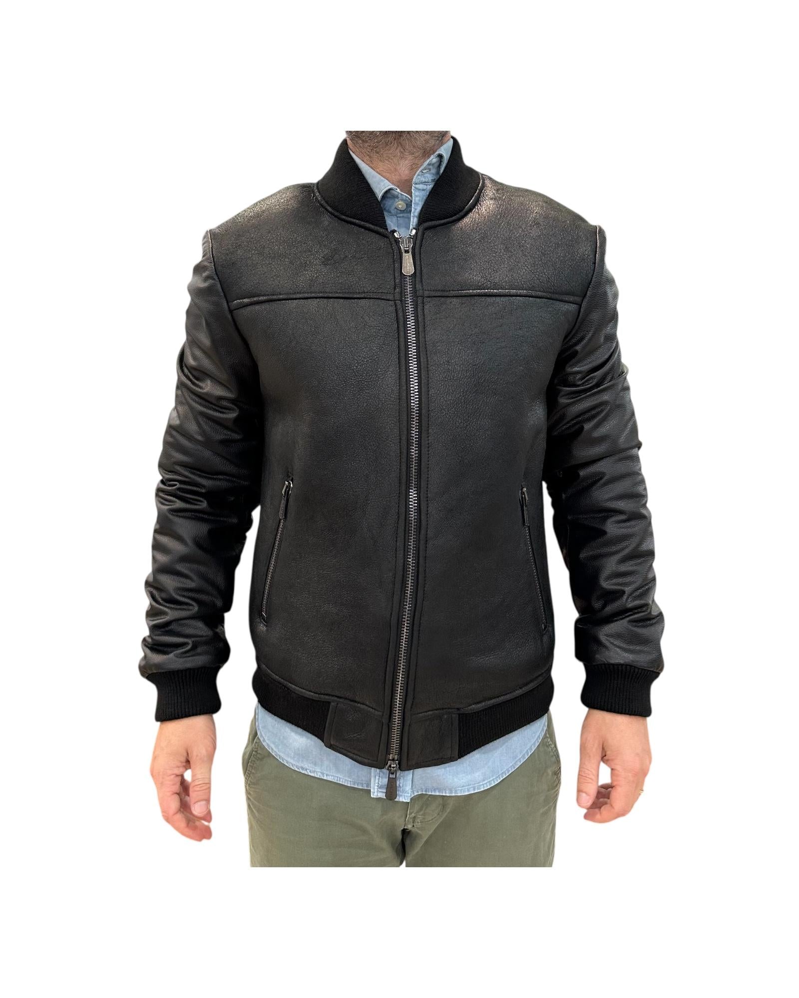 Montone Nero Uomo P677MONTONE NERO BLUsotto