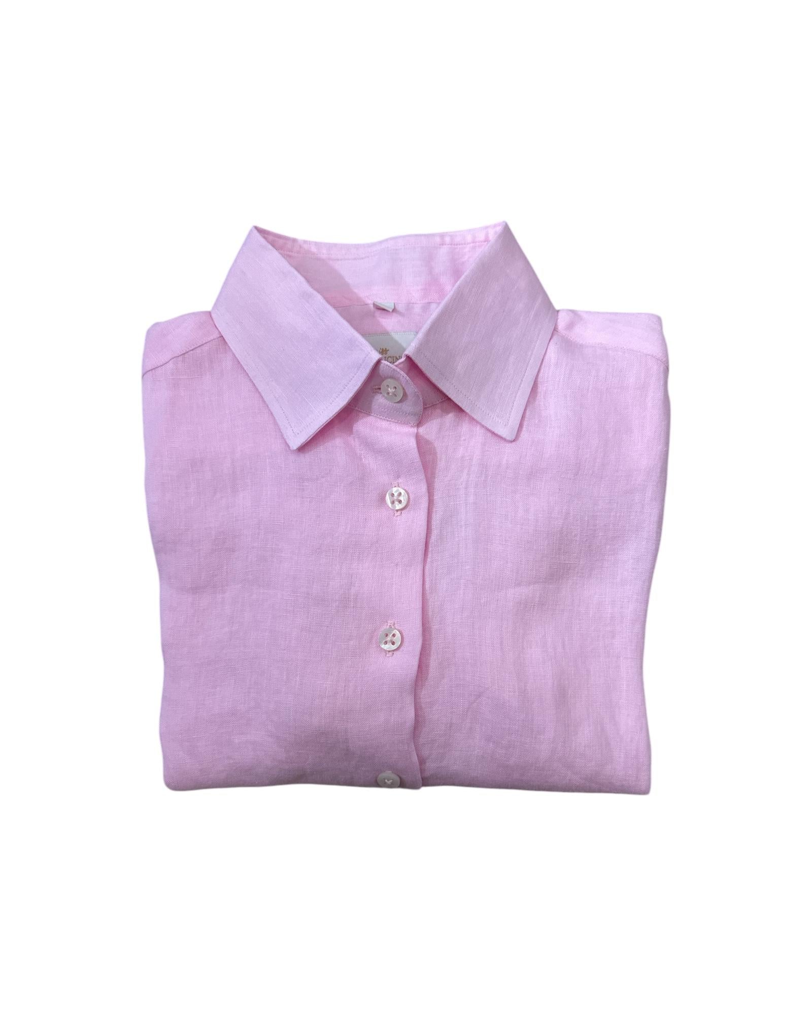 Camicia New Paola Donna in lino D050 PAOLA 13 BASTONCINO