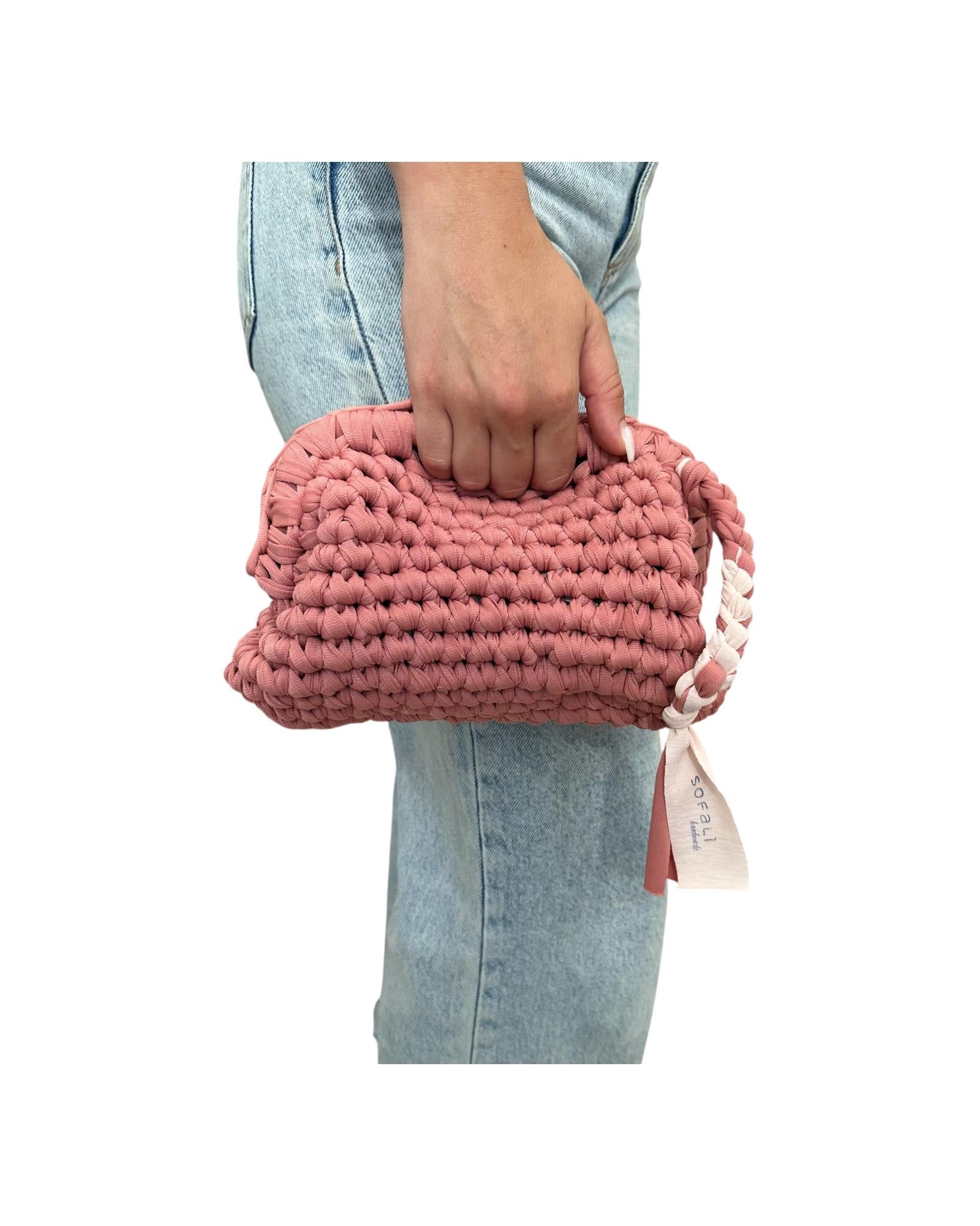 Clutch Bag Sofalina media Rosa antico SOFALINA ROSA ANTICO SOFALI'