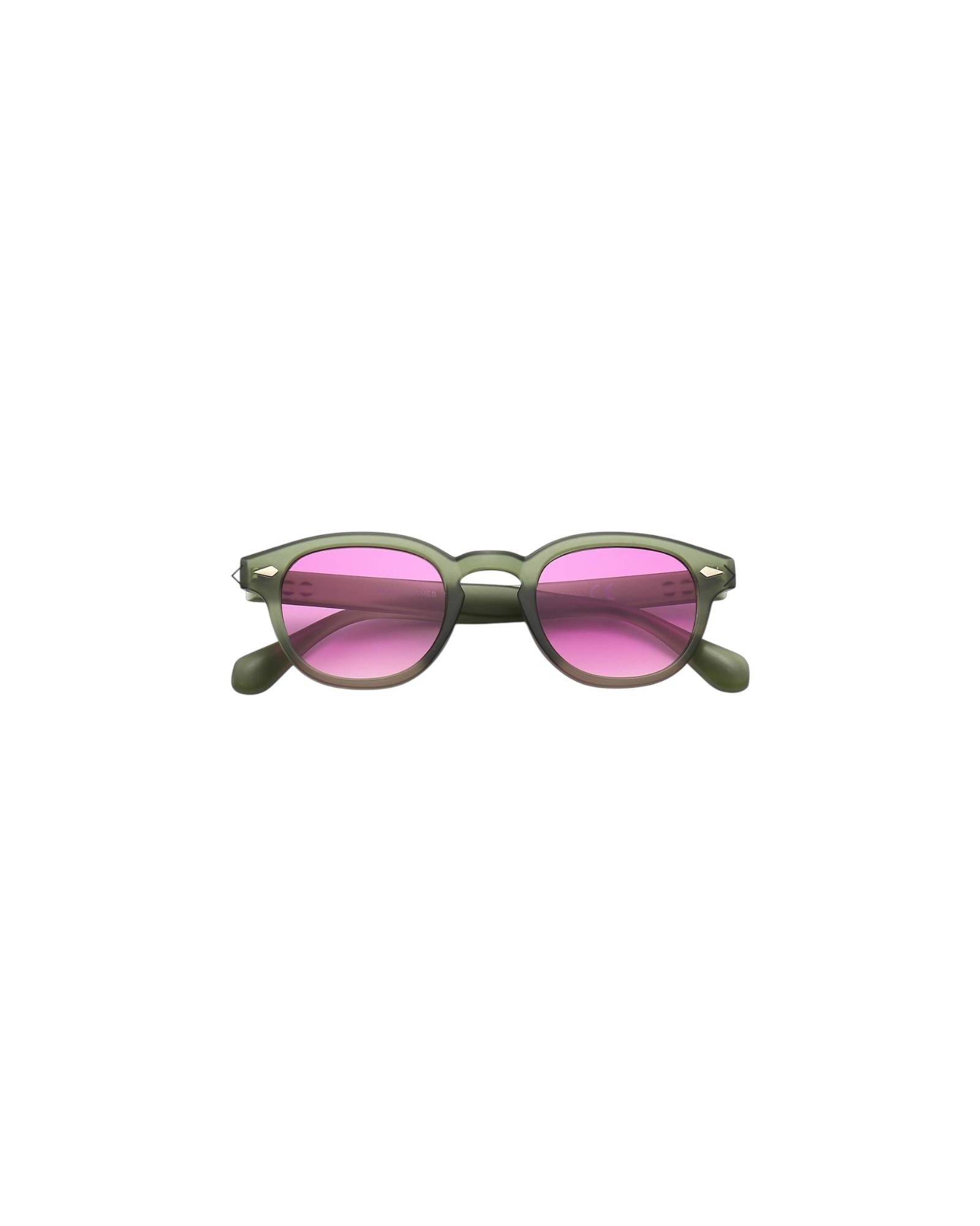 Occhiale James Verde e Viola Unisex JAMES G15 OPACO VIOLA FUME honto