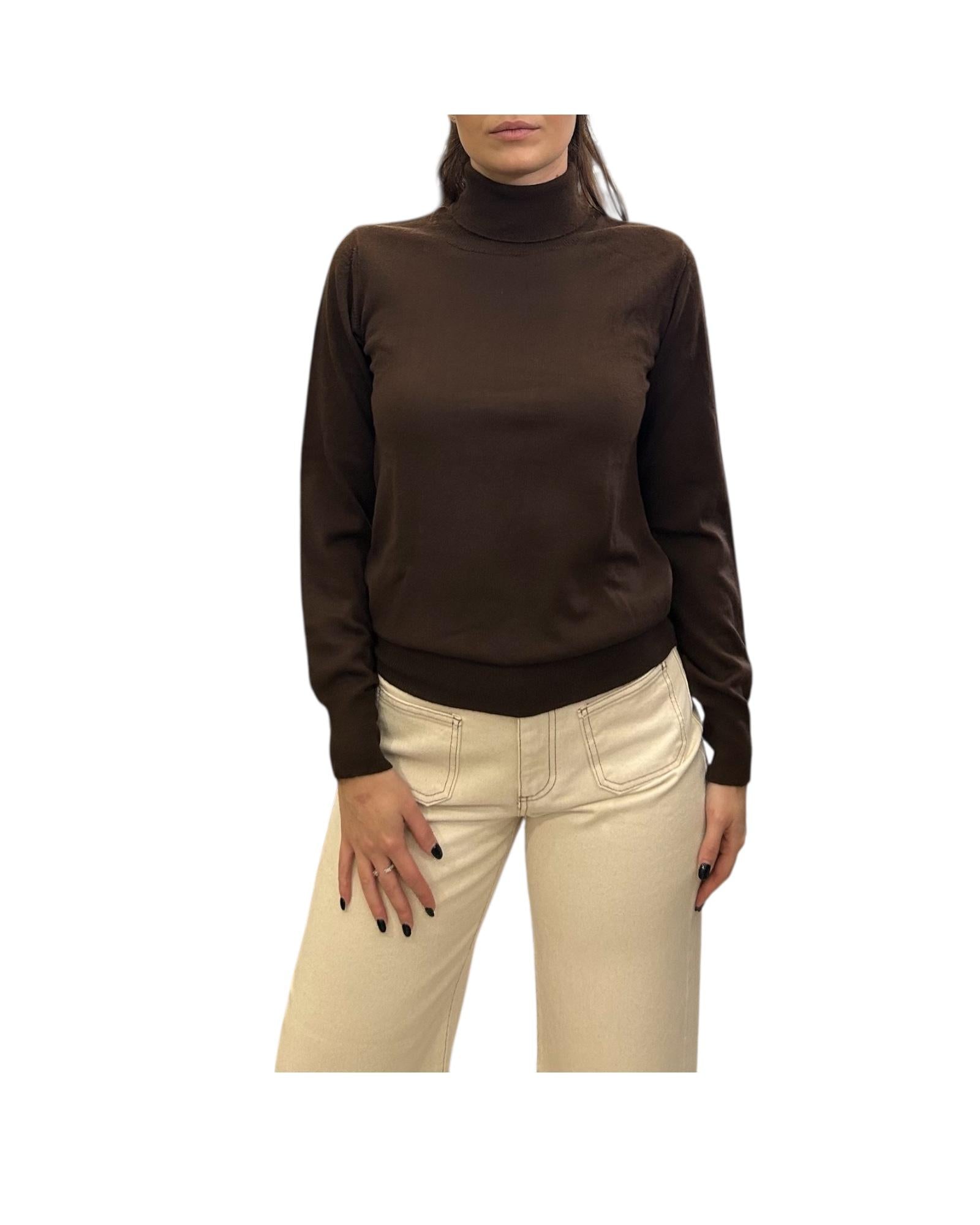 Dolcevita in lana merino Testa di moro MAGLIE COLLO ALTO TESTA DI MORO AlEXANDRE STONE