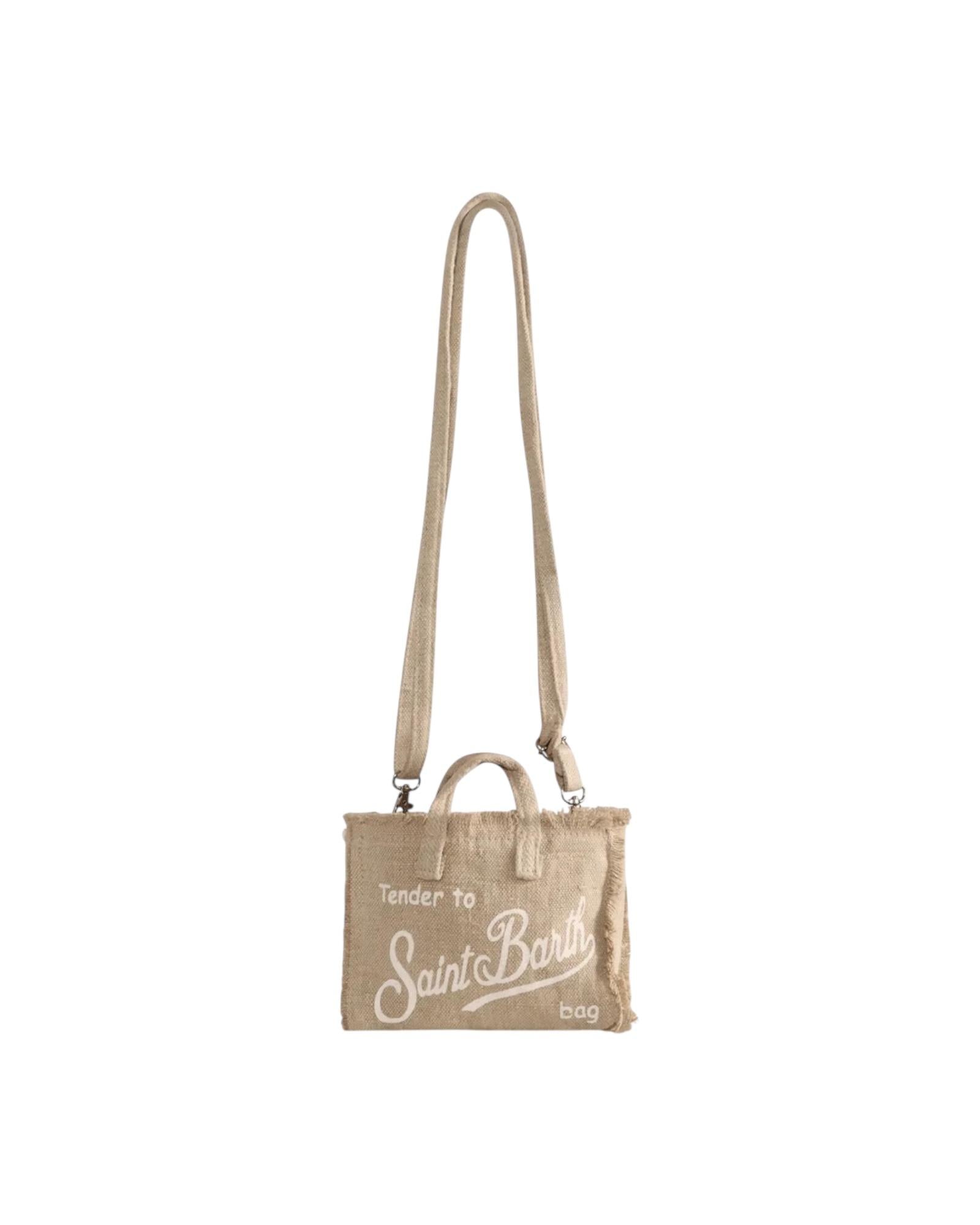 Phone bag in lino beige PHONE002 00275H MC2 SAINT BARTH
