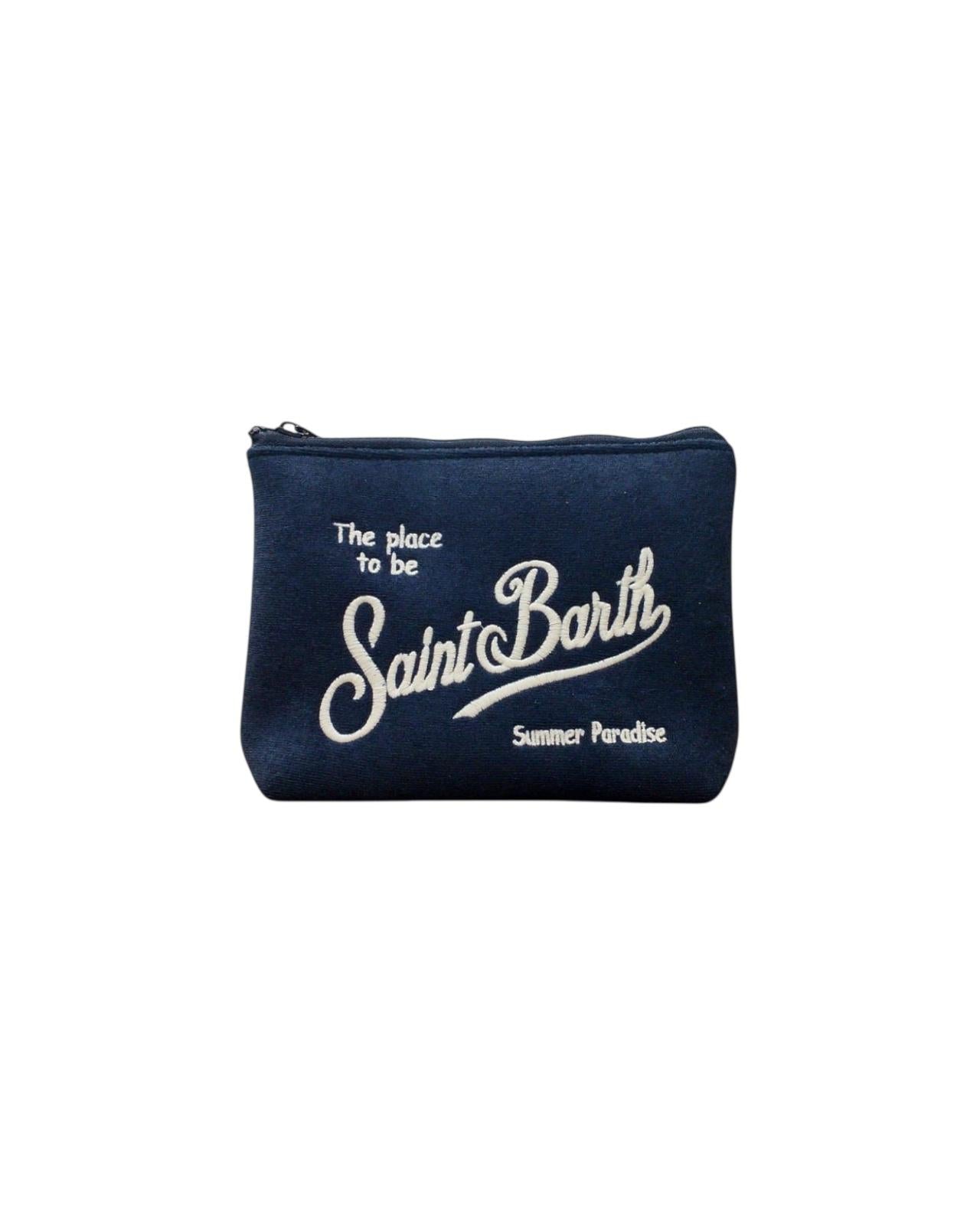 Pochette Aline denim con stampa ALI0003 05602H MC2 SAINT BARTH