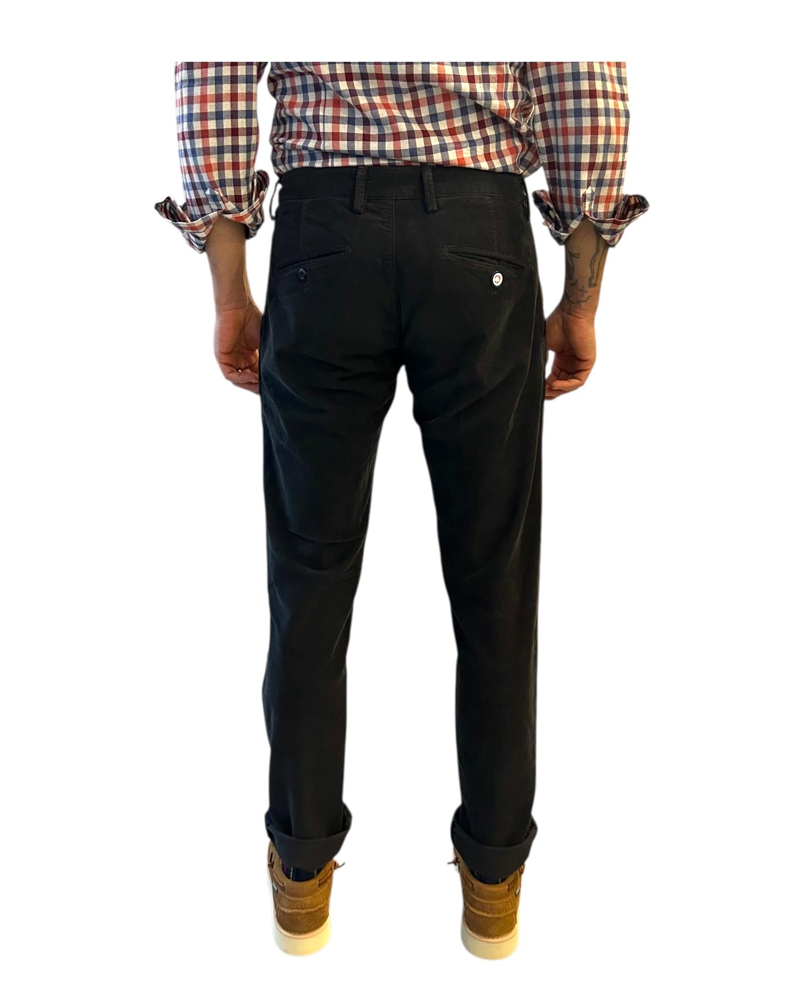 Pantalone Carnaby Velluto mille righe Ghost 004 CARNABY VELLUTO 1000 RIGHE GHOST MODFITTERS