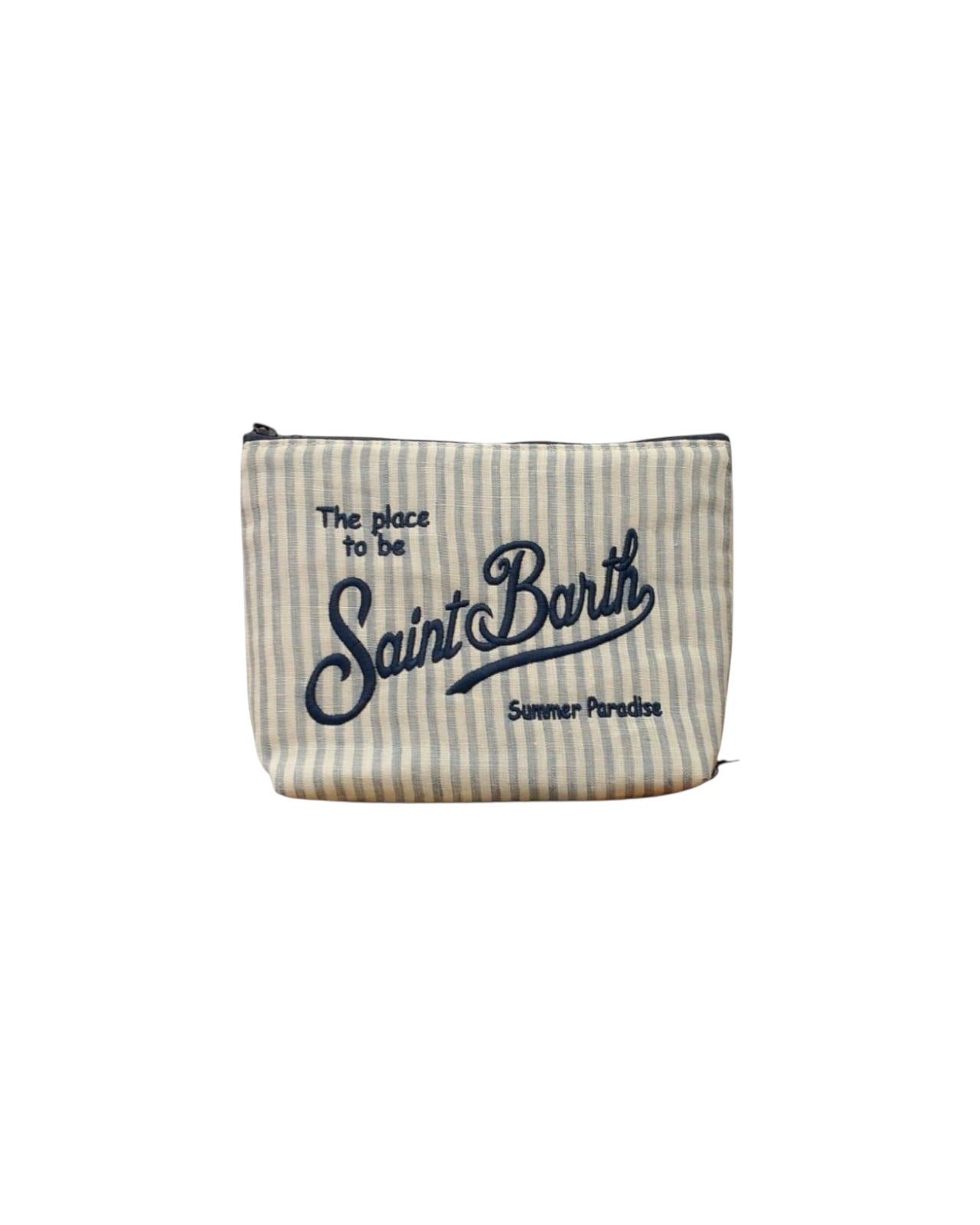Pochette Aline con stampa a righe ALI0011 00123H MC2 SAINT BARTH