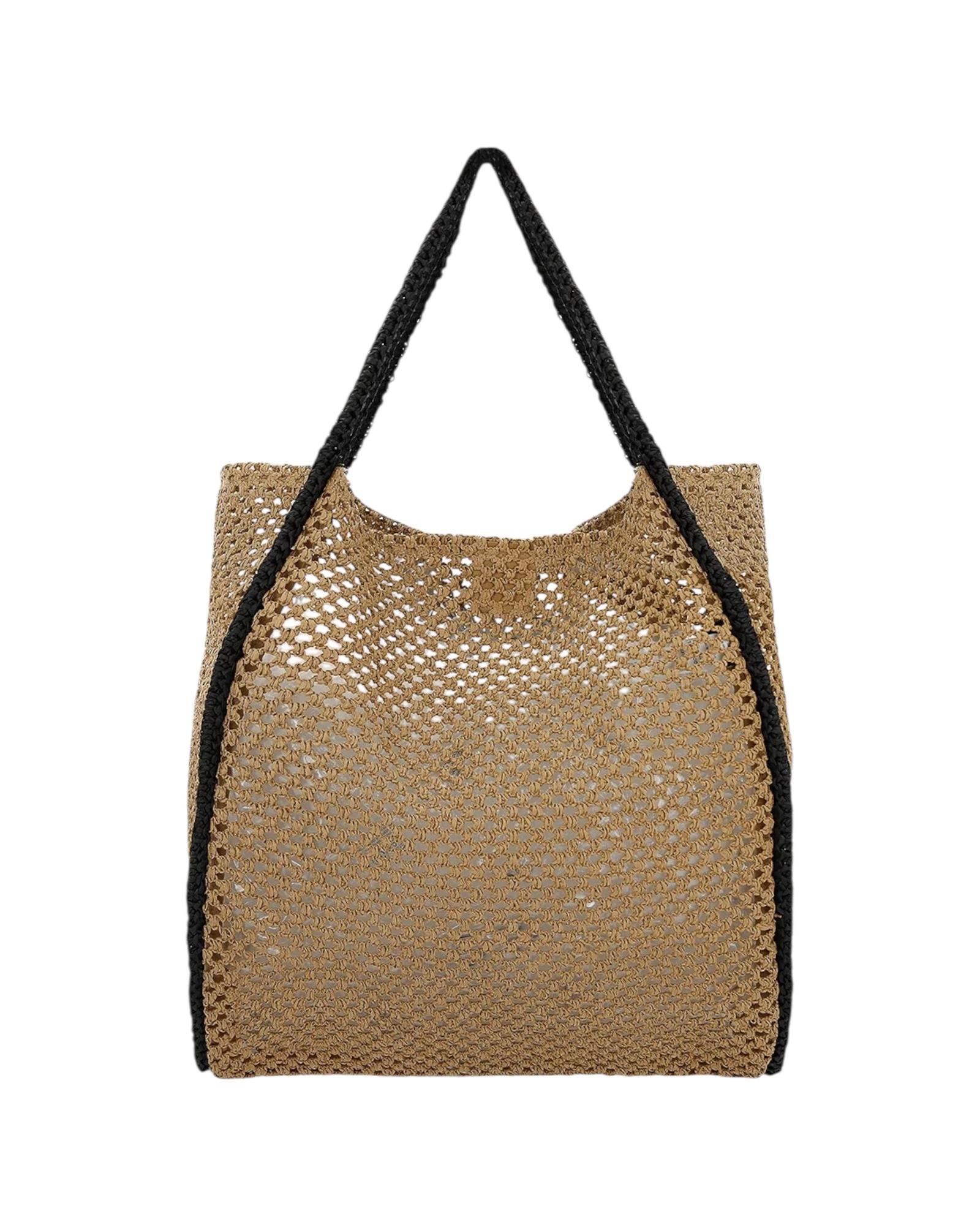 Tote Summer Bag Beige A056BG BEIGE F**K