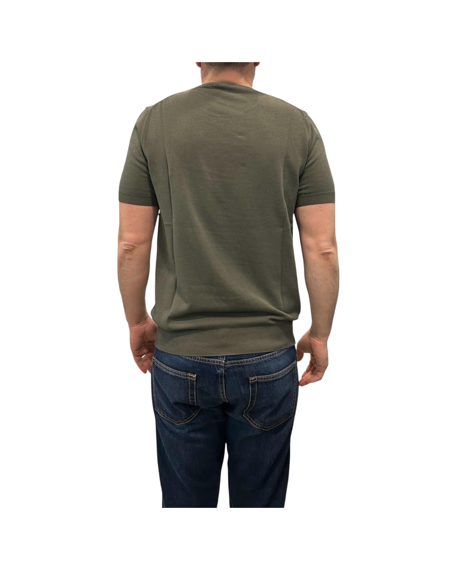 Maglia in cotone Crepe Militare 12104 191 RETOIS