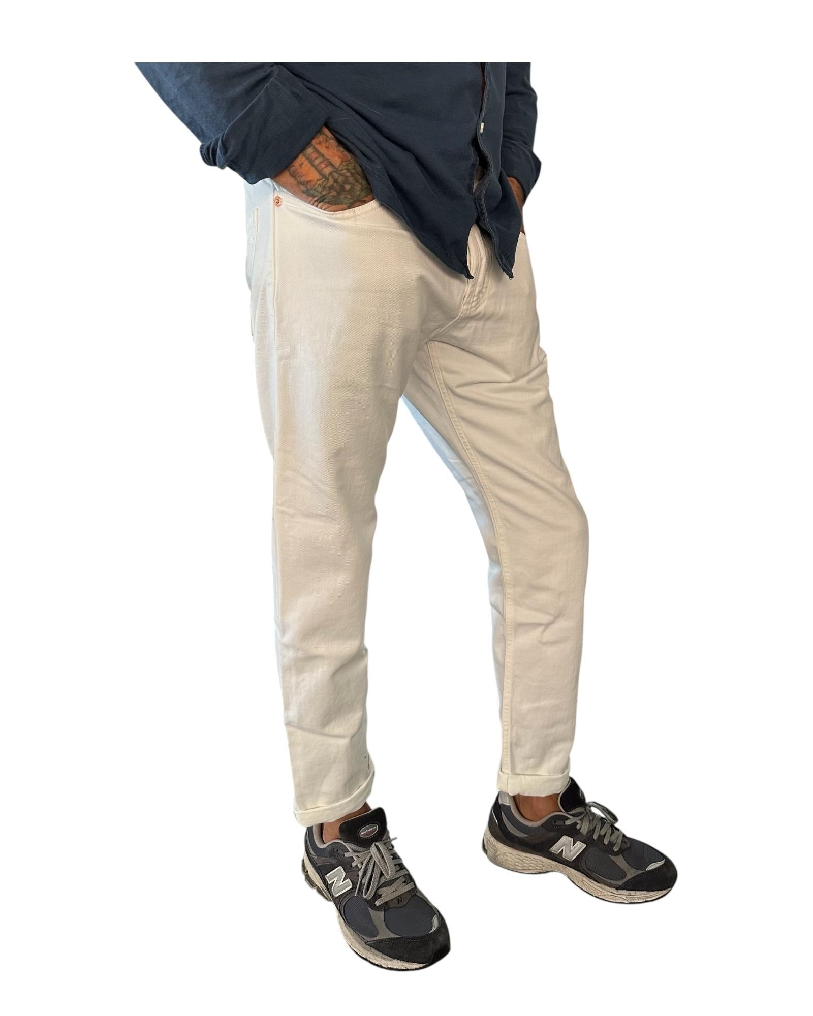 Jeans Danny regular cropped Panna DANNY RIGID BULL BULL PANNA UNIFORM