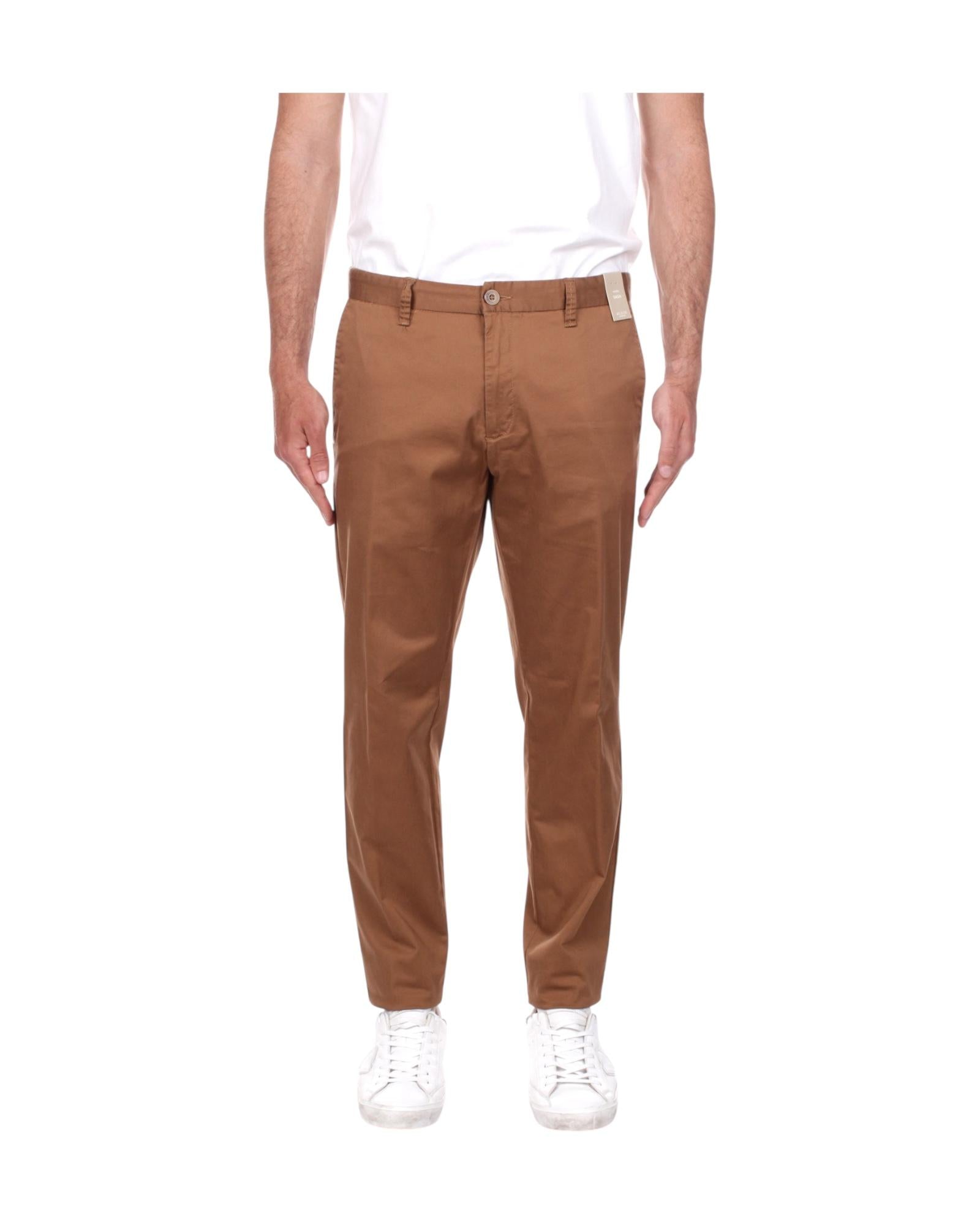 Pantalone Sasachino slim fit, cammello. A301SASA45TP200/T- 235 AT.P.CO