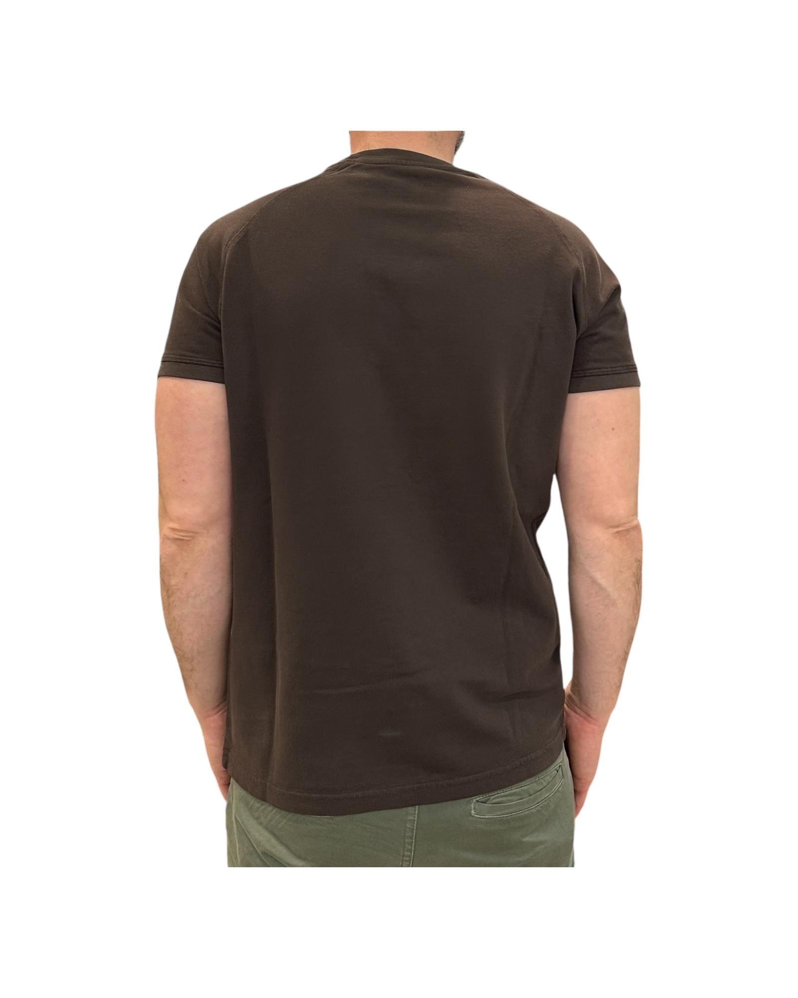 T-shirt Uomo Salem Raglan Piquet, brown. 1006 03 DARK BROWN BL'KER