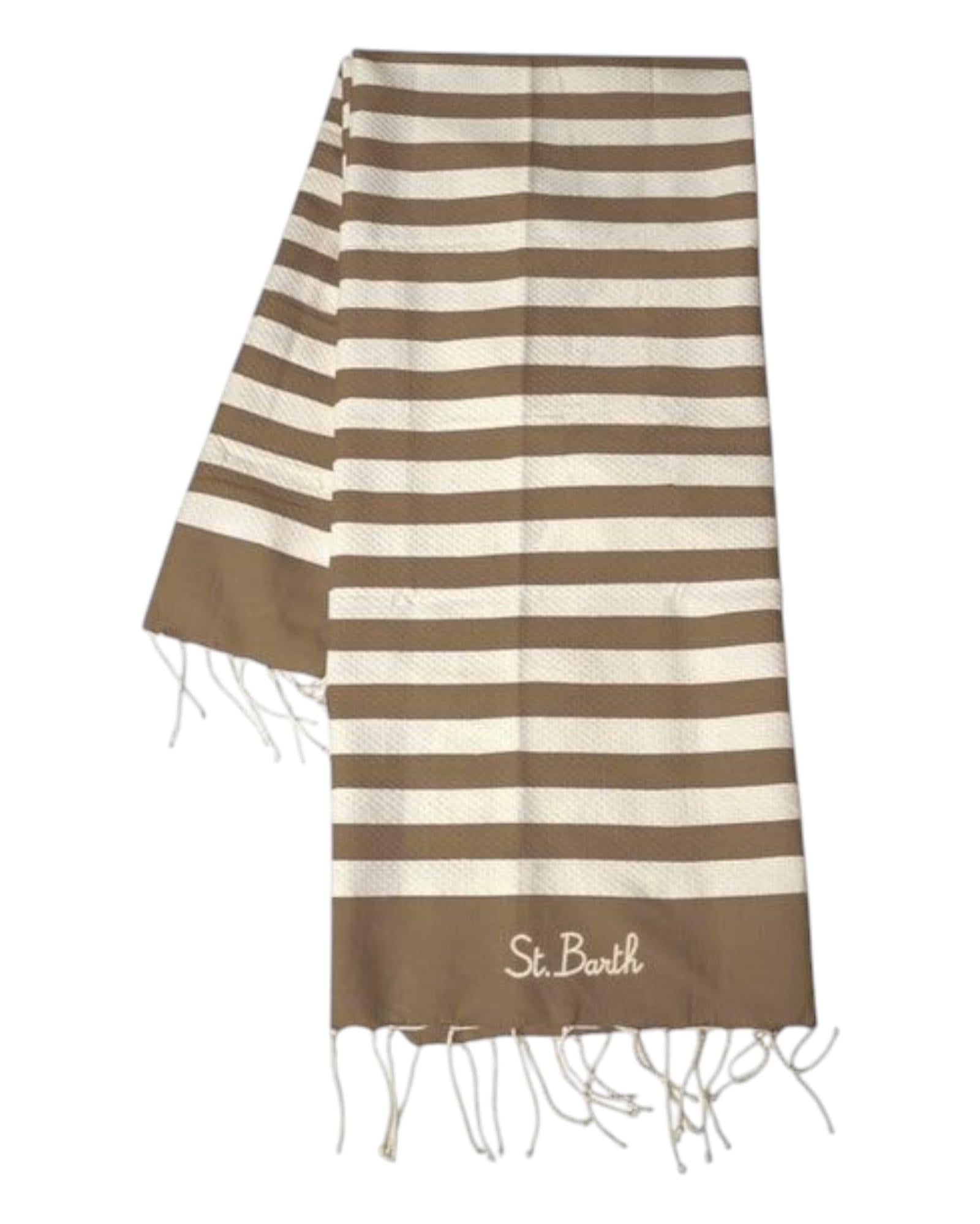 fouta classico a nido d'ape con righe FOUT012 01502H MC2 SAINT BARTH