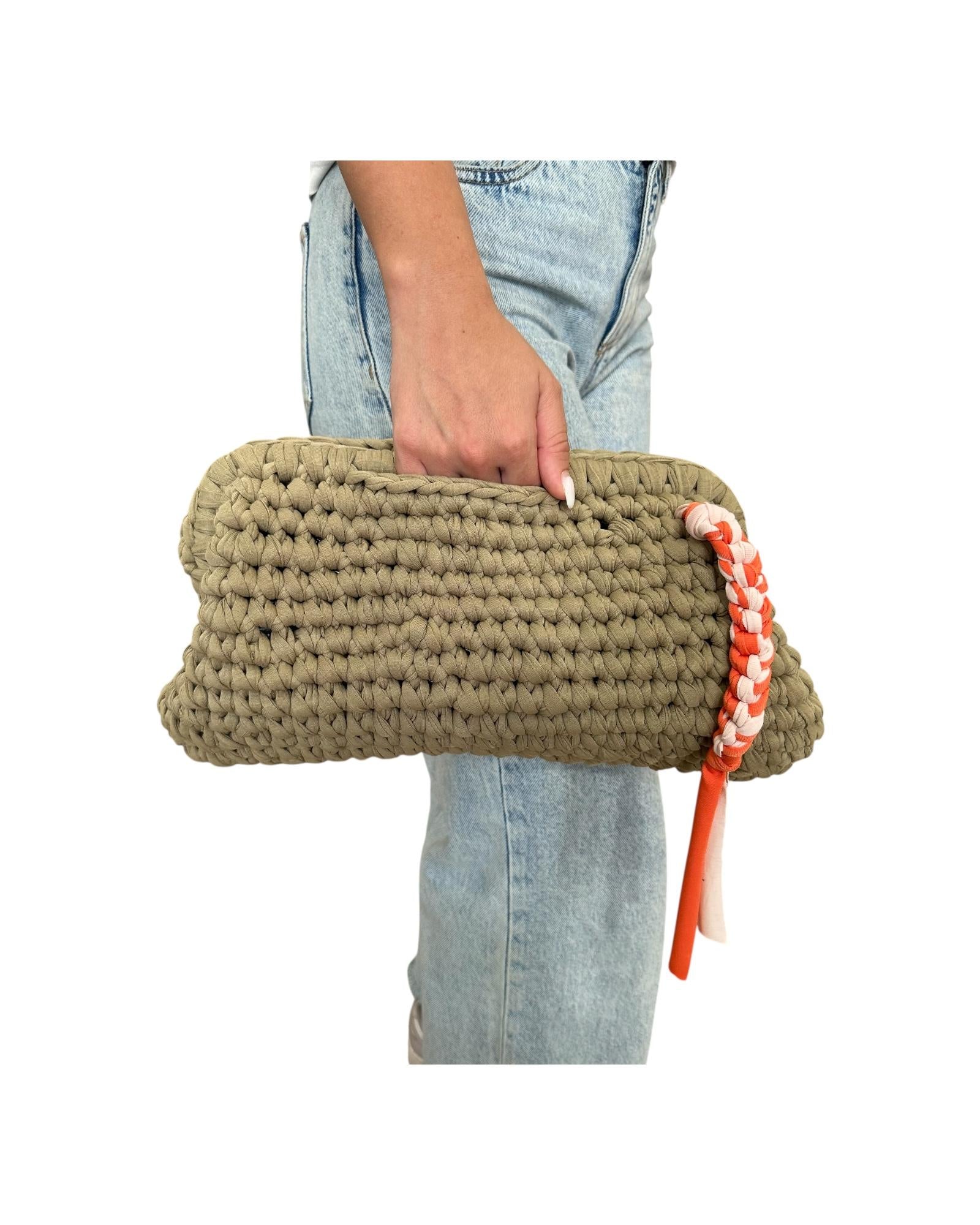 Clutch Bag Sofa grande Verde militare SOFA VERDE MILITARE SOFALI'