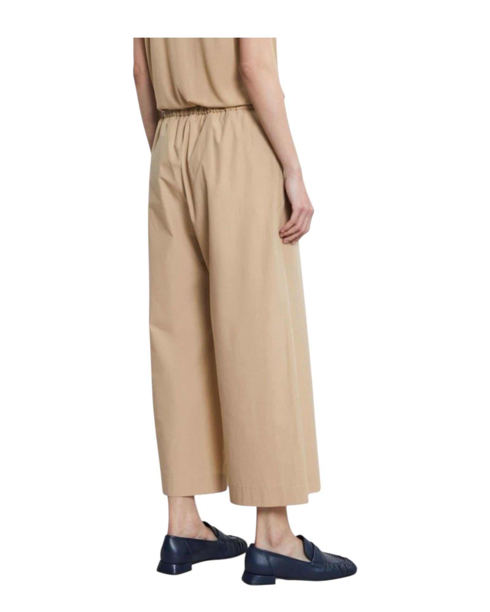 Pantalone culotte sabbia. PCH DP9741 SABBIA OTTOD'AME