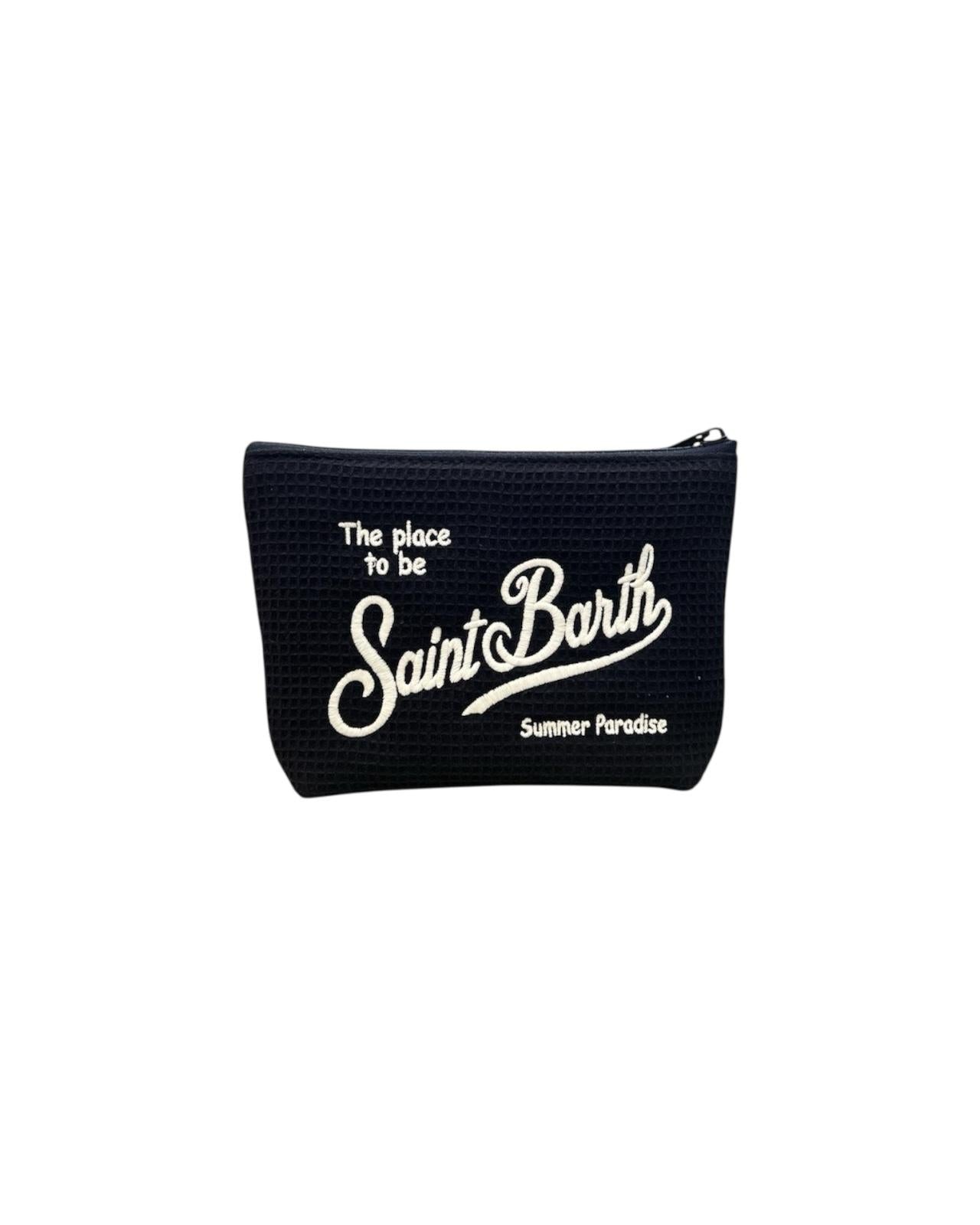 Pochette Aline tinta unita blu ALI0011 02089H MC2 SAINT BARTH