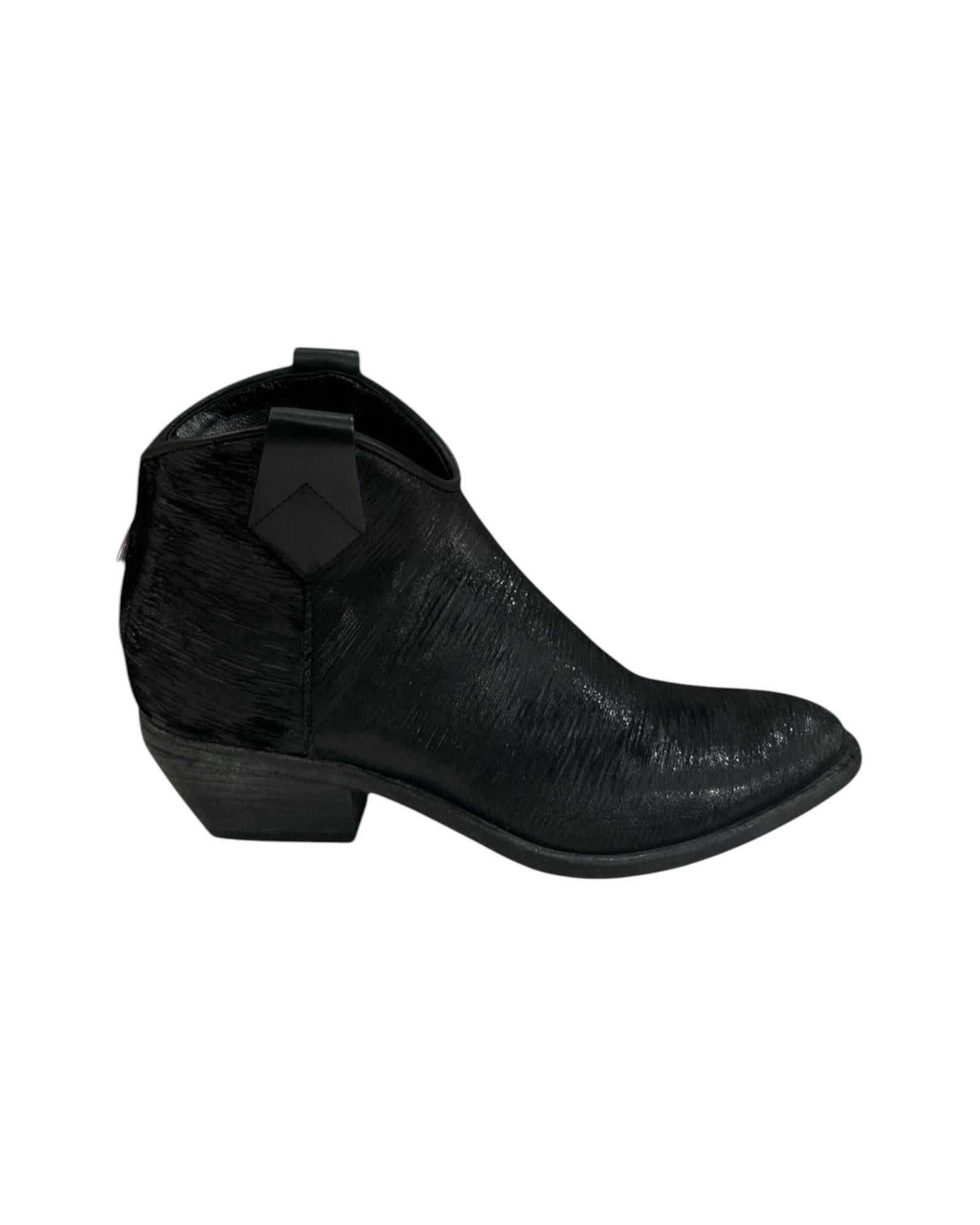Stivaletto Texano basso Intagliato Nero 2053 33 INTAGLIATO NERO NICHE