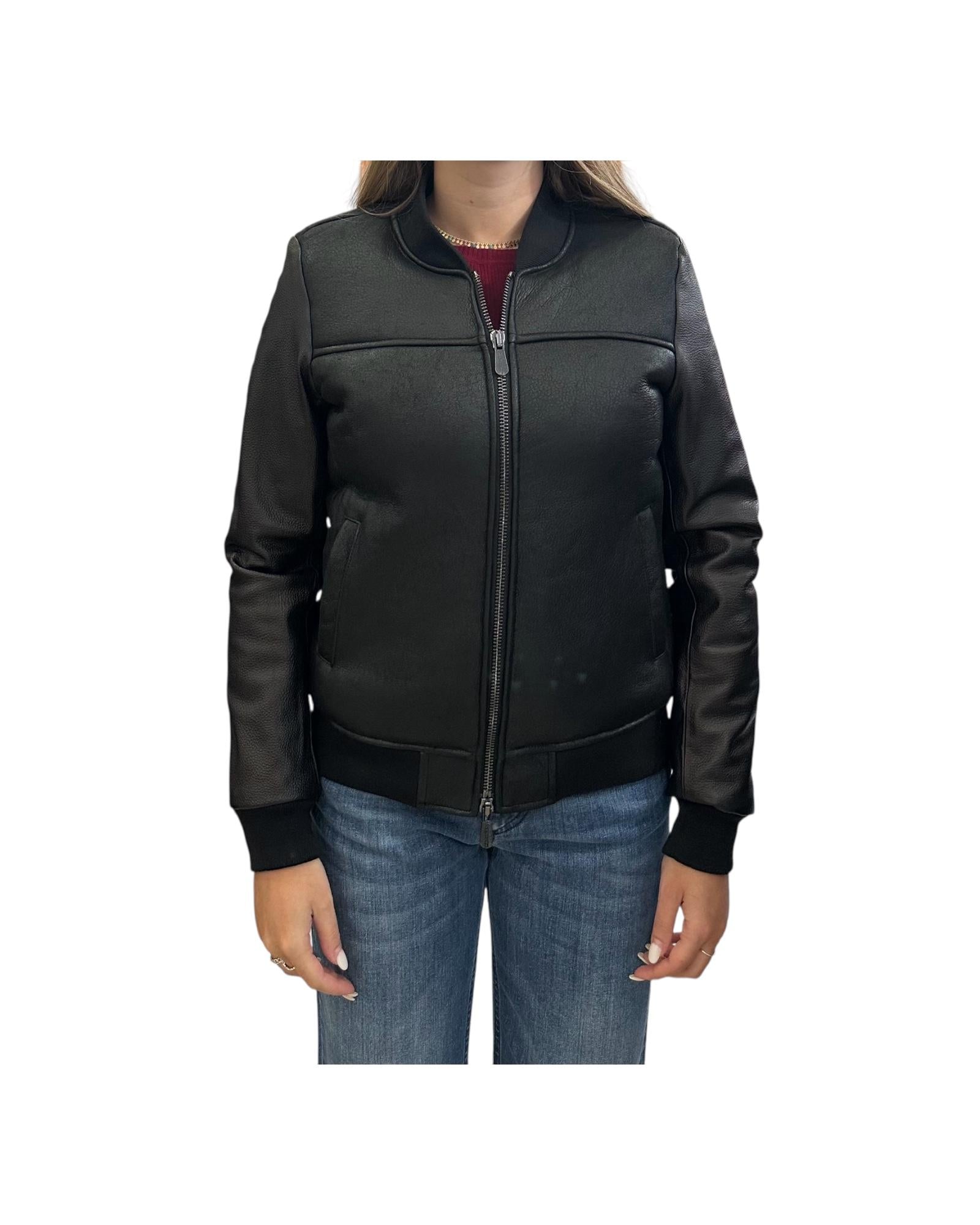 Montone Nero Donna P747WENDY MONTONE NERO BLUsotto