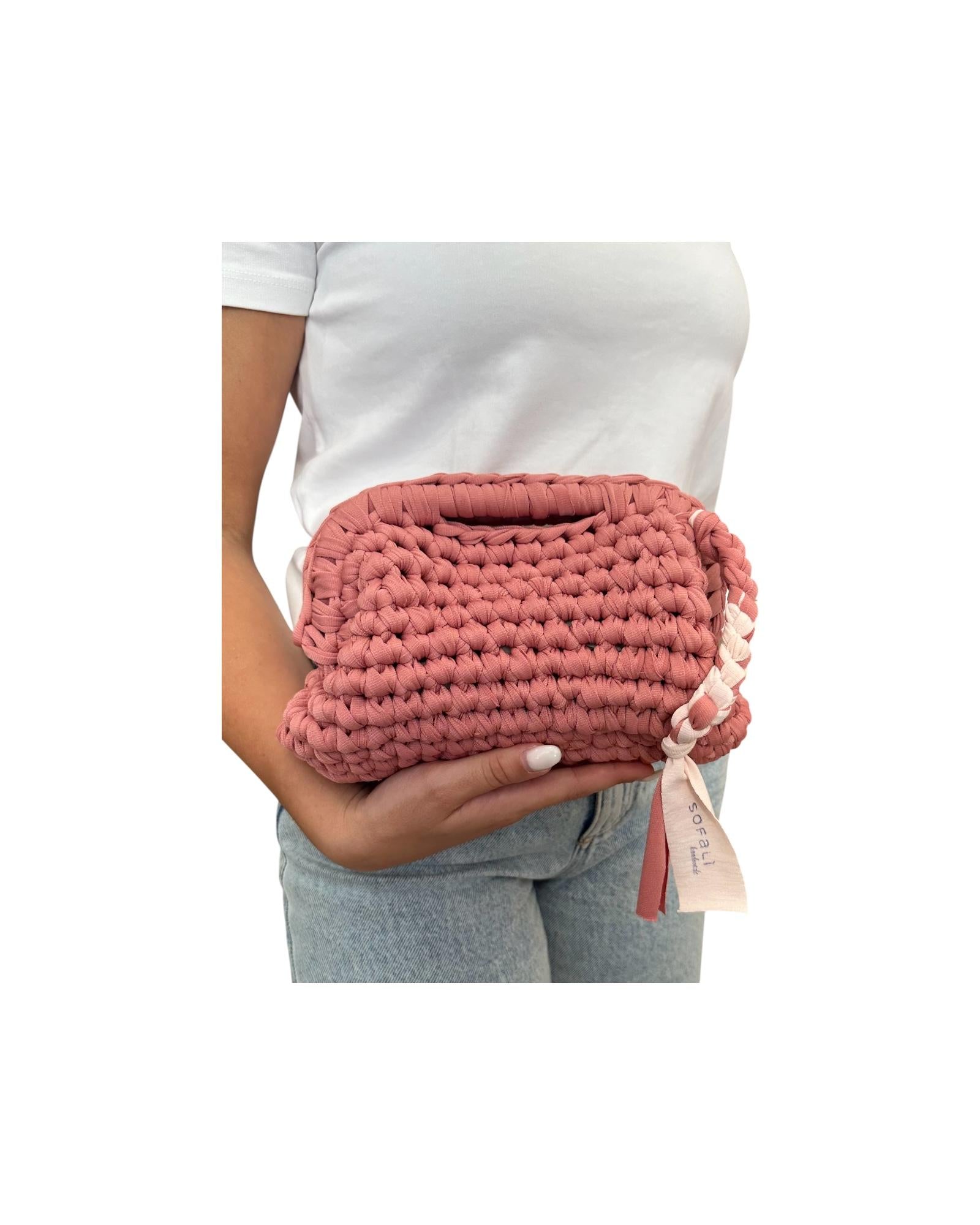Clutch Bag Sofalina media Rosa antico SOFALINA ROSA ANTICO SOFALI'