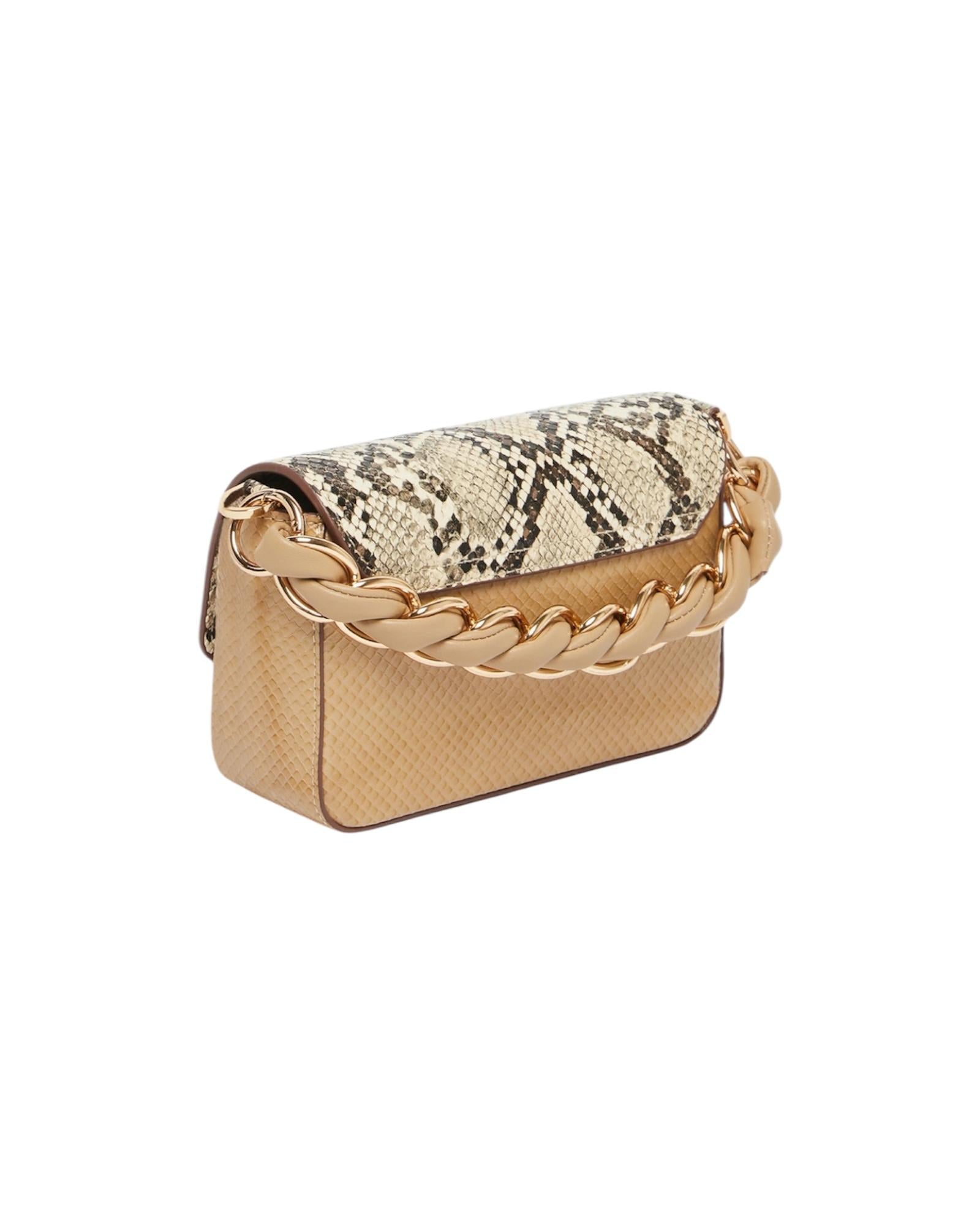 Borsa Le Muse small in stampa pitone Roccia LONTRA1 001 MARELLA