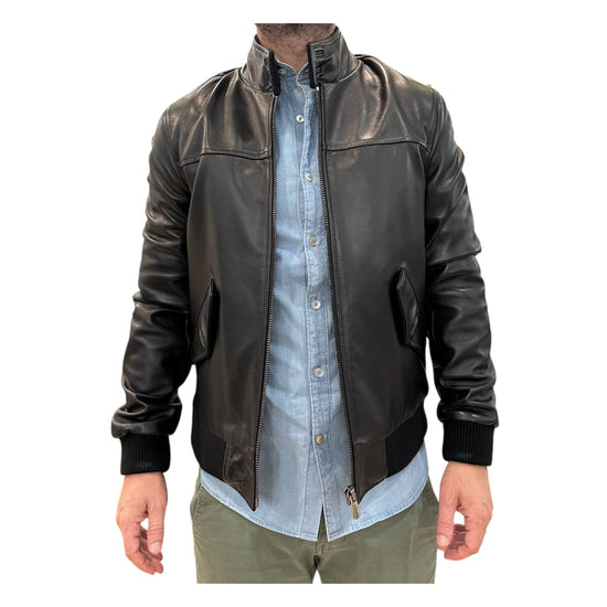 Giubbotto Bjon in nappa Nero BJON NAPPA NERO BLUSOTTO 