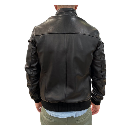 Giubbotto Bjon in nappa Nero BJON NAPPA NERO BLUSOTTO 