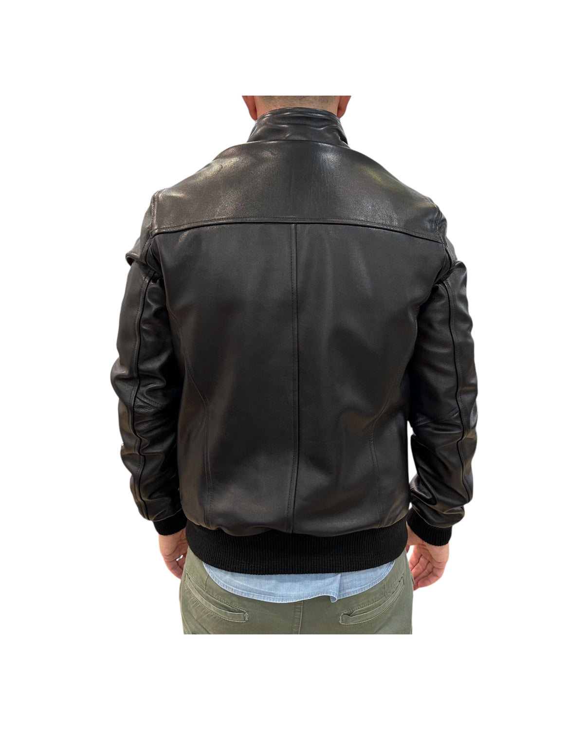 Giubbotto Bjon in nappa Nero BJON NAPPA NERO BLUSOTTO 