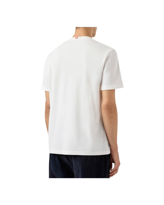 T-shirt Arnott Warm in cotone invernale con stampa flock locandina film ARN0004 03032I MC2 SAINT BARTH 