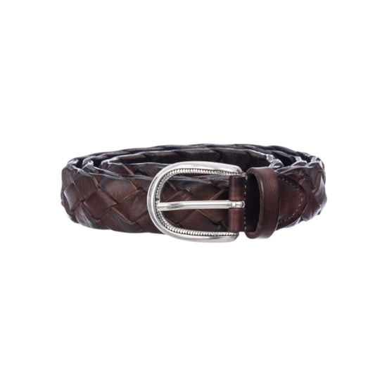 Cintura in pelle Treccia Moro ART TRECCIA 030 NEW MORO AlBERTO LUTI 